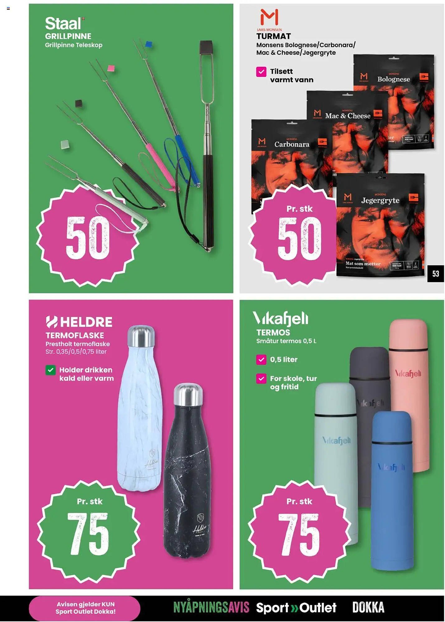 Sport Outlet kundeavis (2025-09-25 - 2025-09-28)