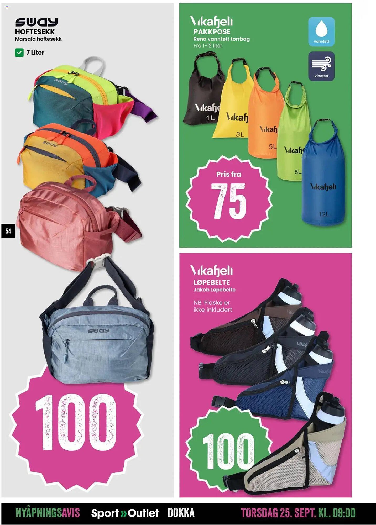 Sport Outlet kundeavis (2025-09-25 - 2025-09-28)