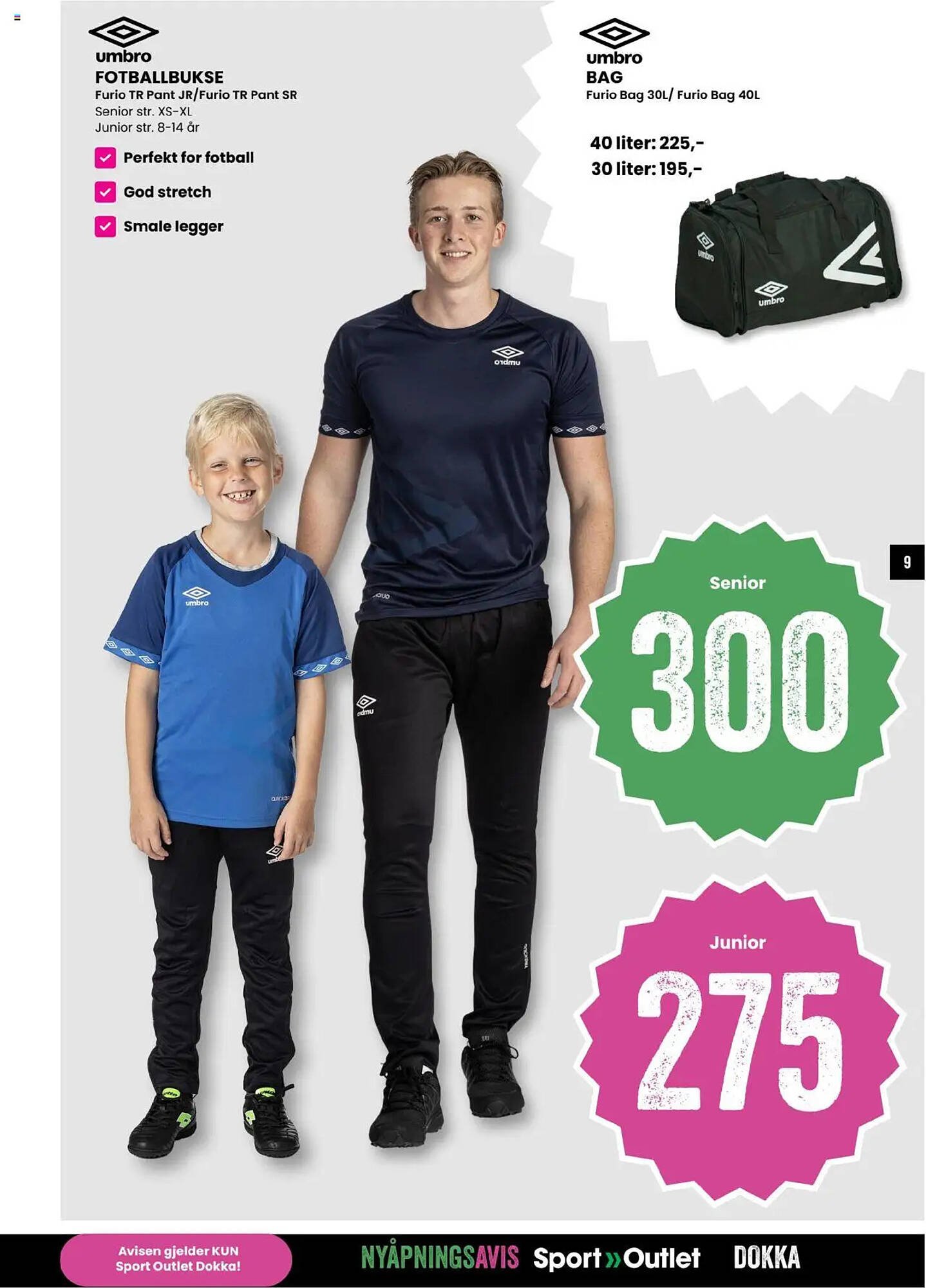 Sport Outlet kundeavis (2025-09-25 - 2025-09-28)
