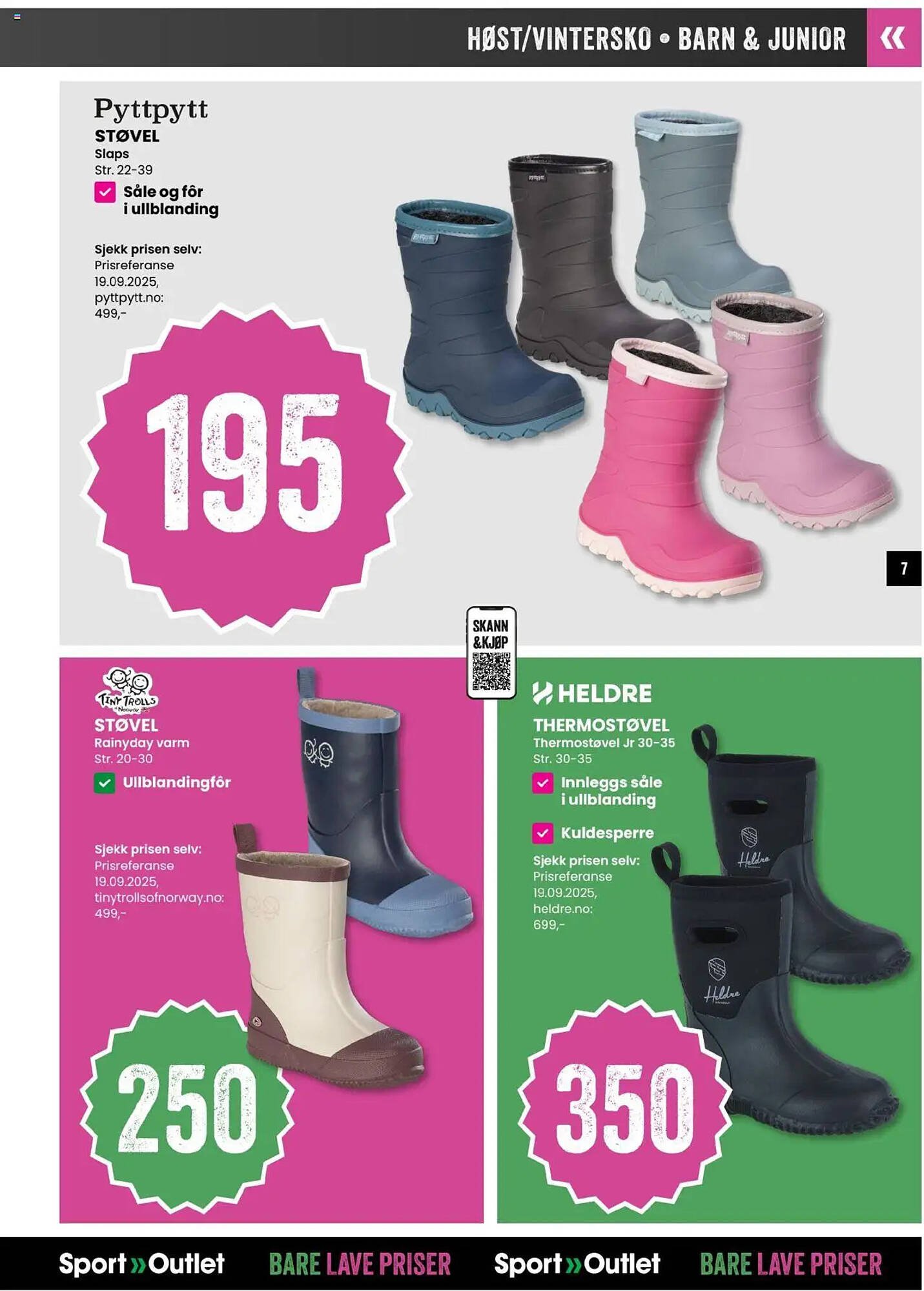 Sport Outlet kundeavis (2025-10-07 - 2025-10-12)
