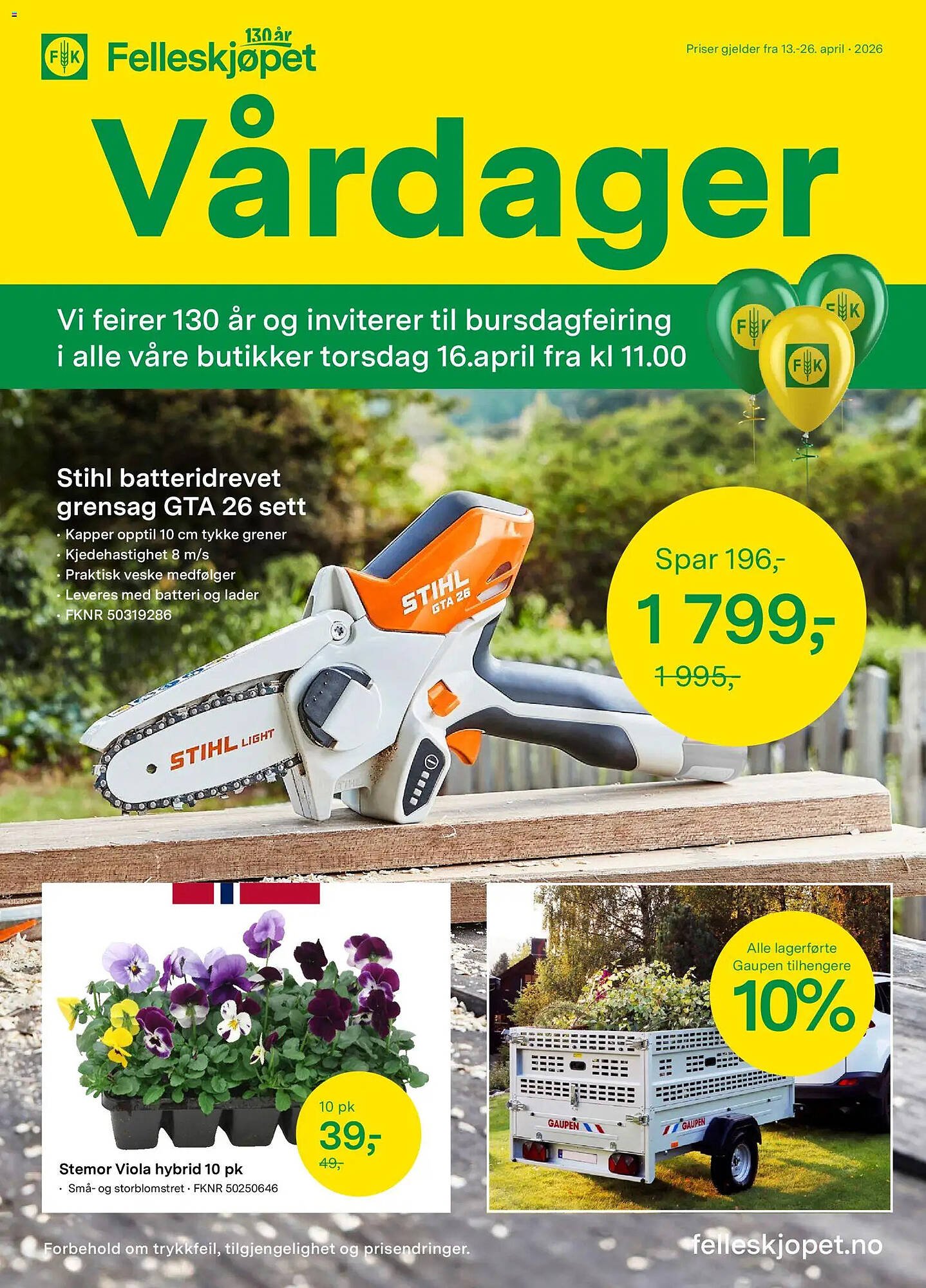 Felleskjøpet kundeavis (2026-04-13 - 2026-04-26)