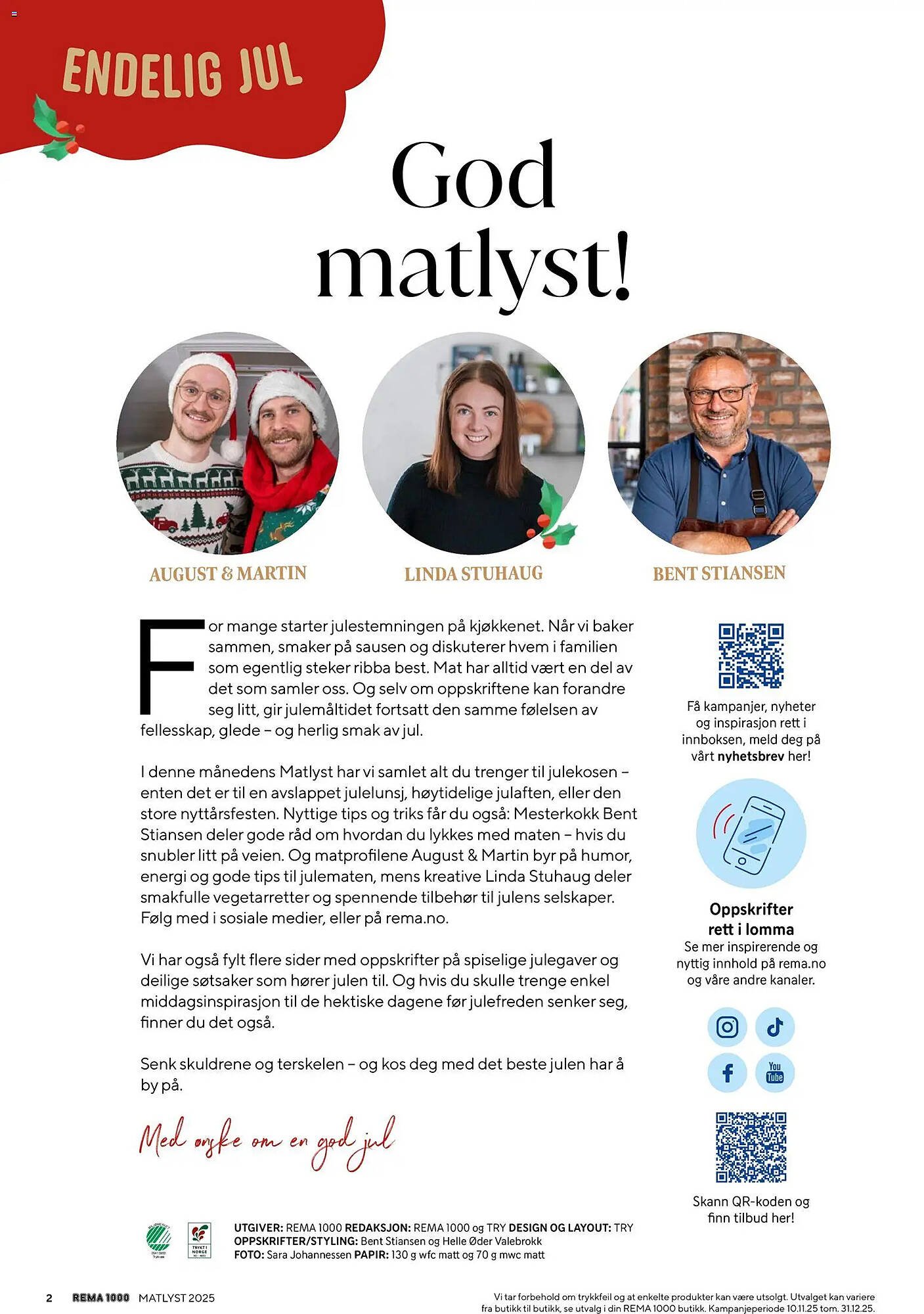 Rema 1000 kundeavis (2025-11-11 - 2026-01-23)