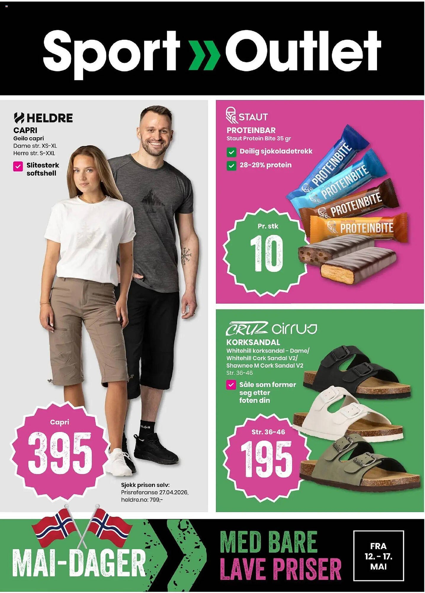 Sport Outlet kundeavis (2026-05-12 - 2026-05-17)