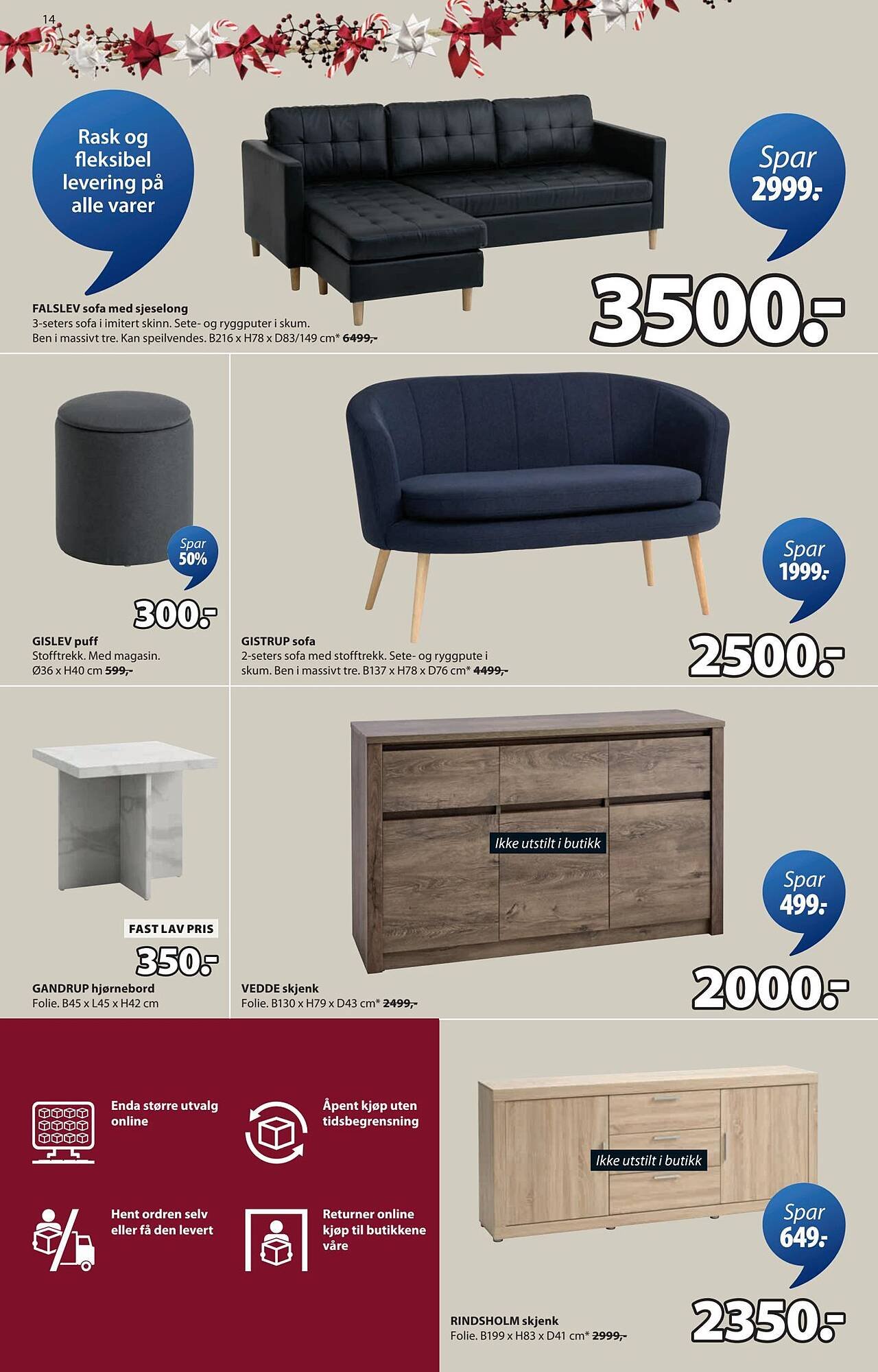 JYSK kundeavis (2025-12-01 - 2025-12-14)