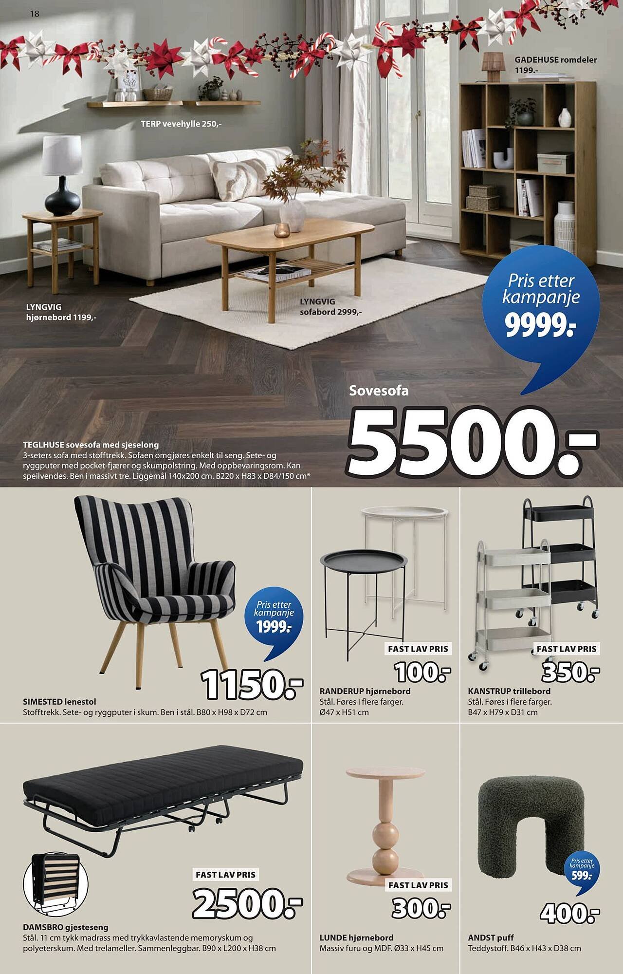 JYSK kundeavis (2025-12-01 - 2025-12-14)