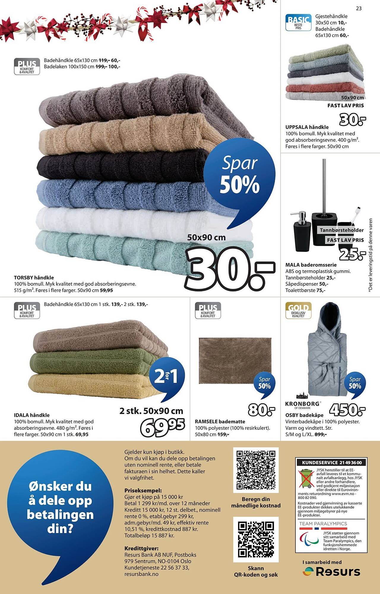 JYSK kundeavis (2025-12-01 - 2025-12-14)