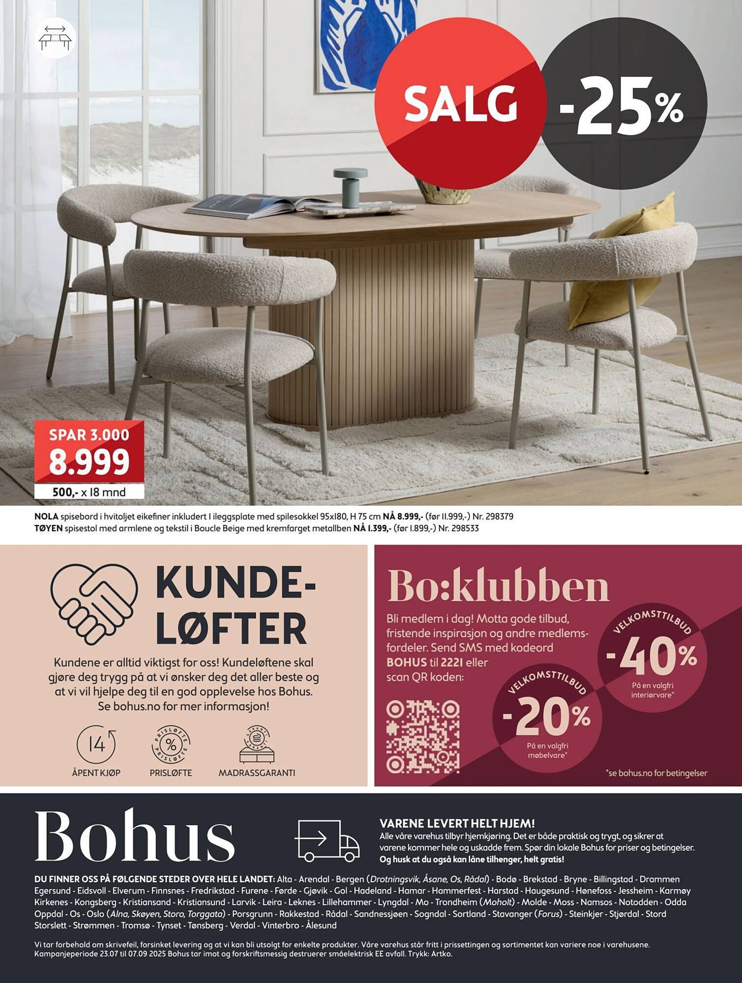 Bohus Kundeavis (2025-07-23 - 2025-09-07)