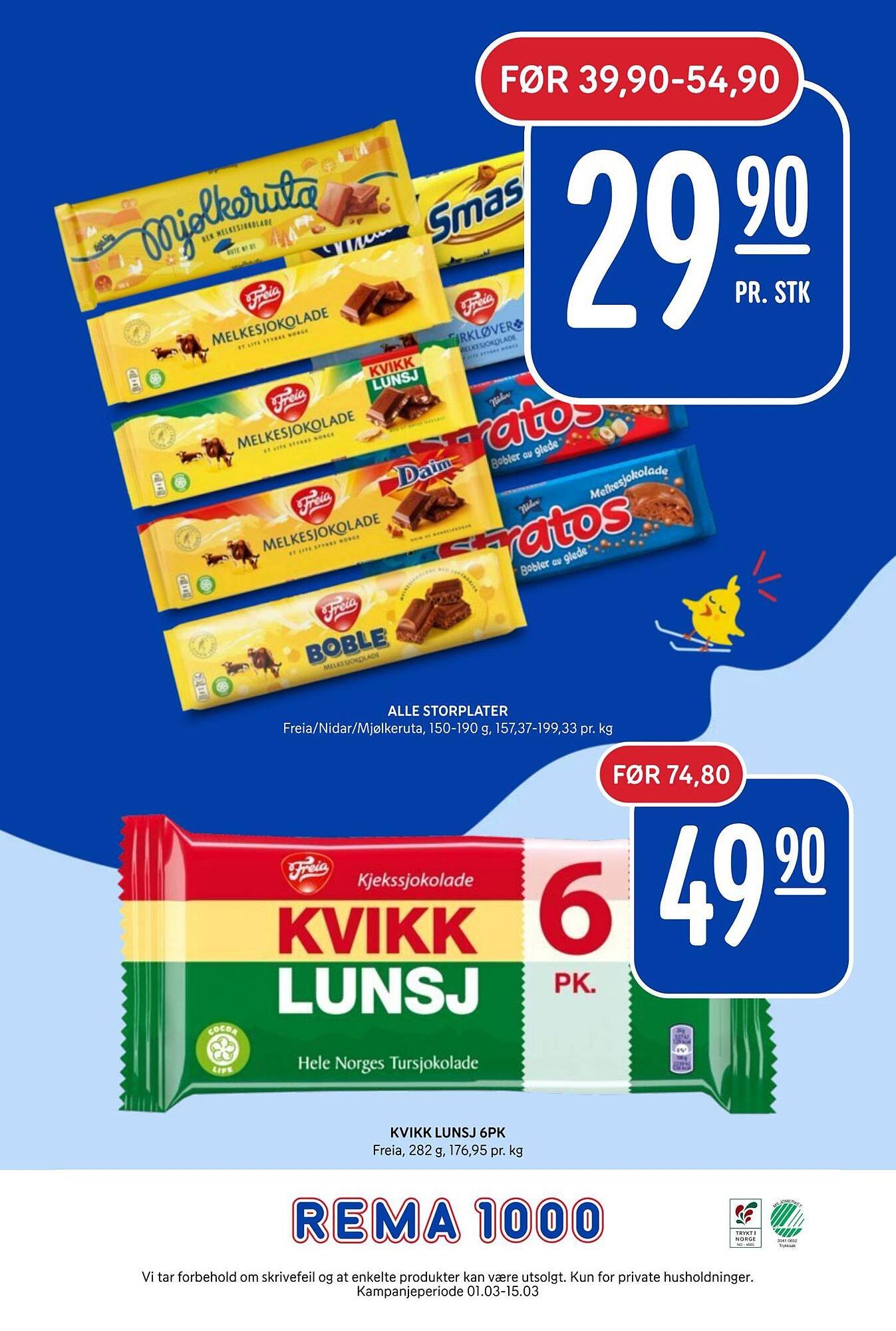 Rema 1000 kundeavis (2026-03-01 - 2026-03-15)