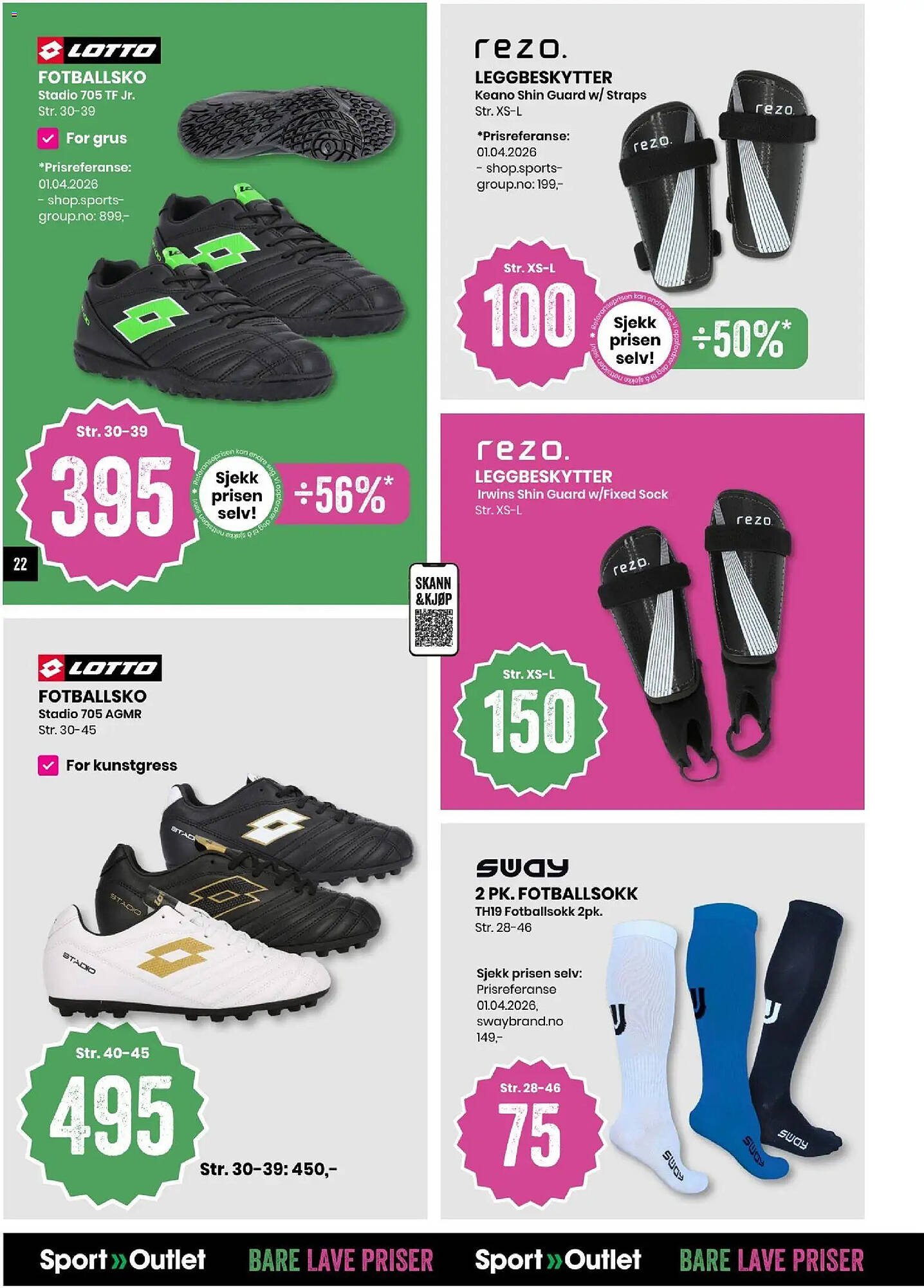 Sport Outlet kundeavis (2026-04-21 - 2026-04-26)