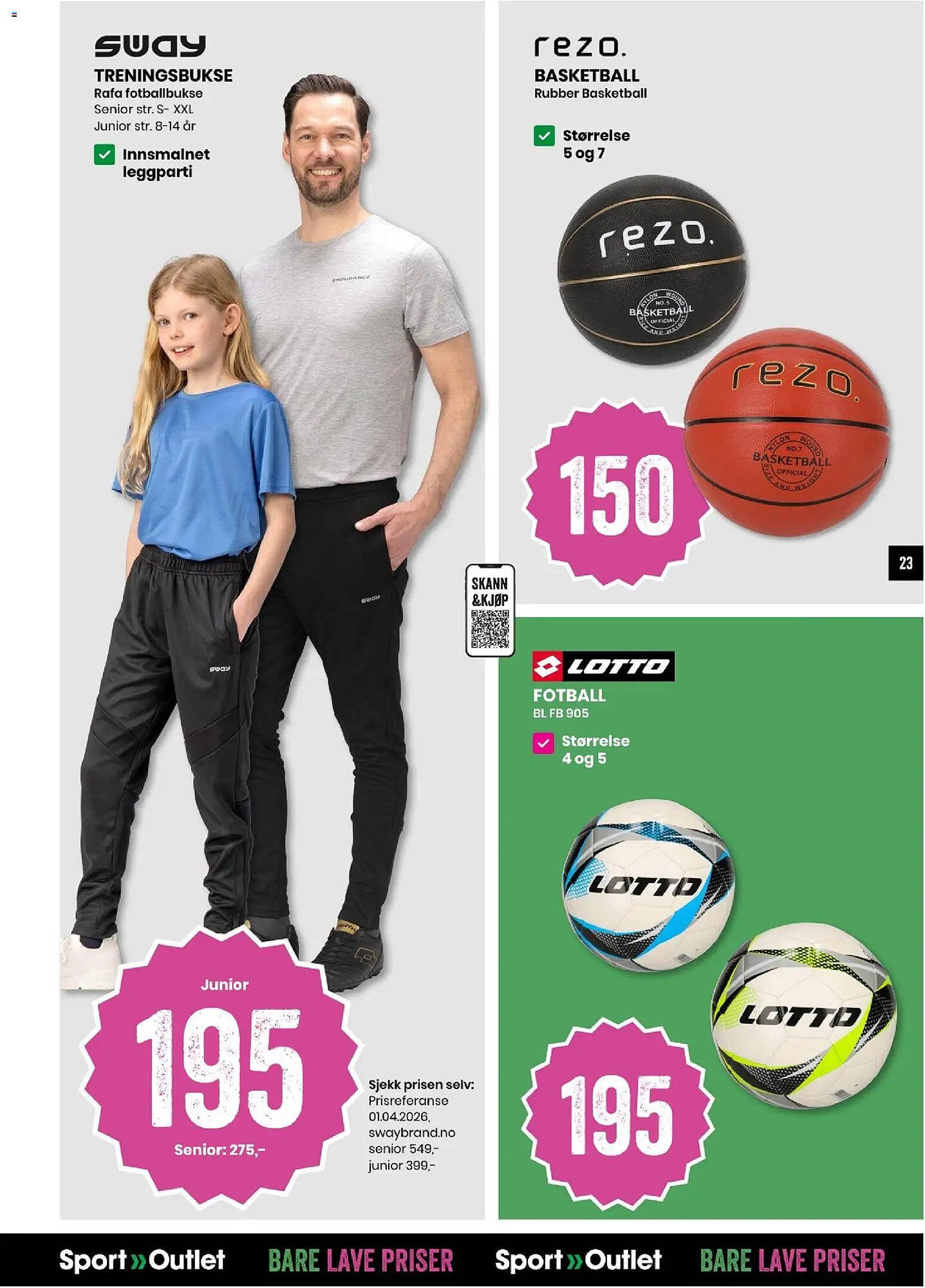 Sport Outlet kundeavis (2026-04-21 - 2026-04-26)