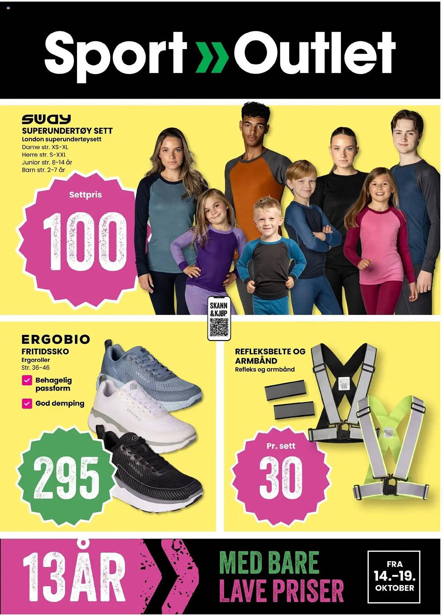 Sport Outlet kundeavis (2025-10-14 - 2025-10-19)