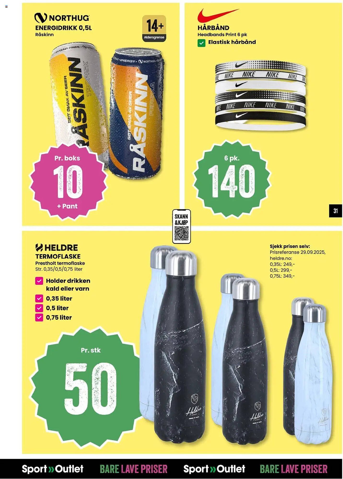 Sport Outlet kundeavis (2025-10-14 - 2025-10-19)