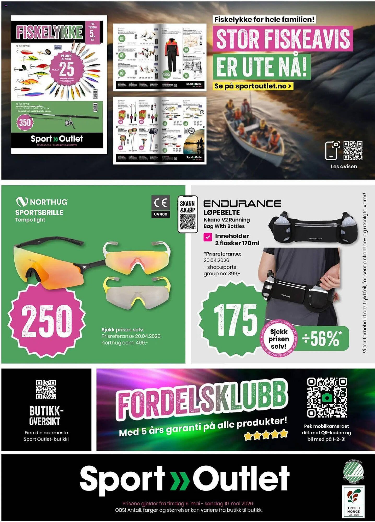 Sport Outlet kundeavis (2026-05-05 - 2026-05-10)