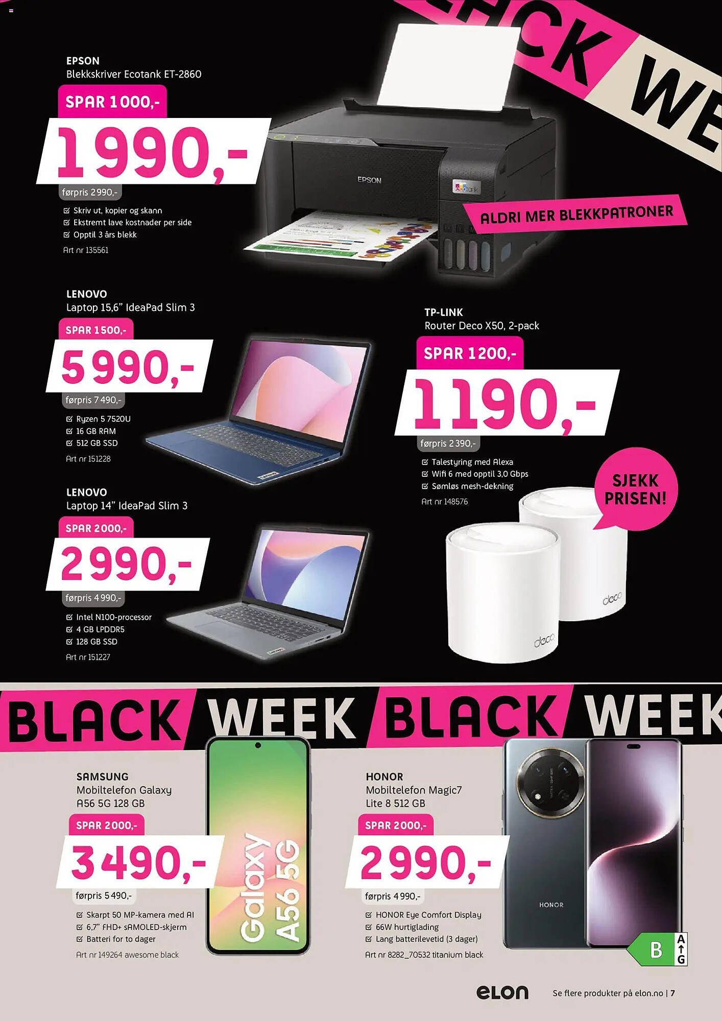 ELON kundeavis (2025-11-14 - 2025-12-01)