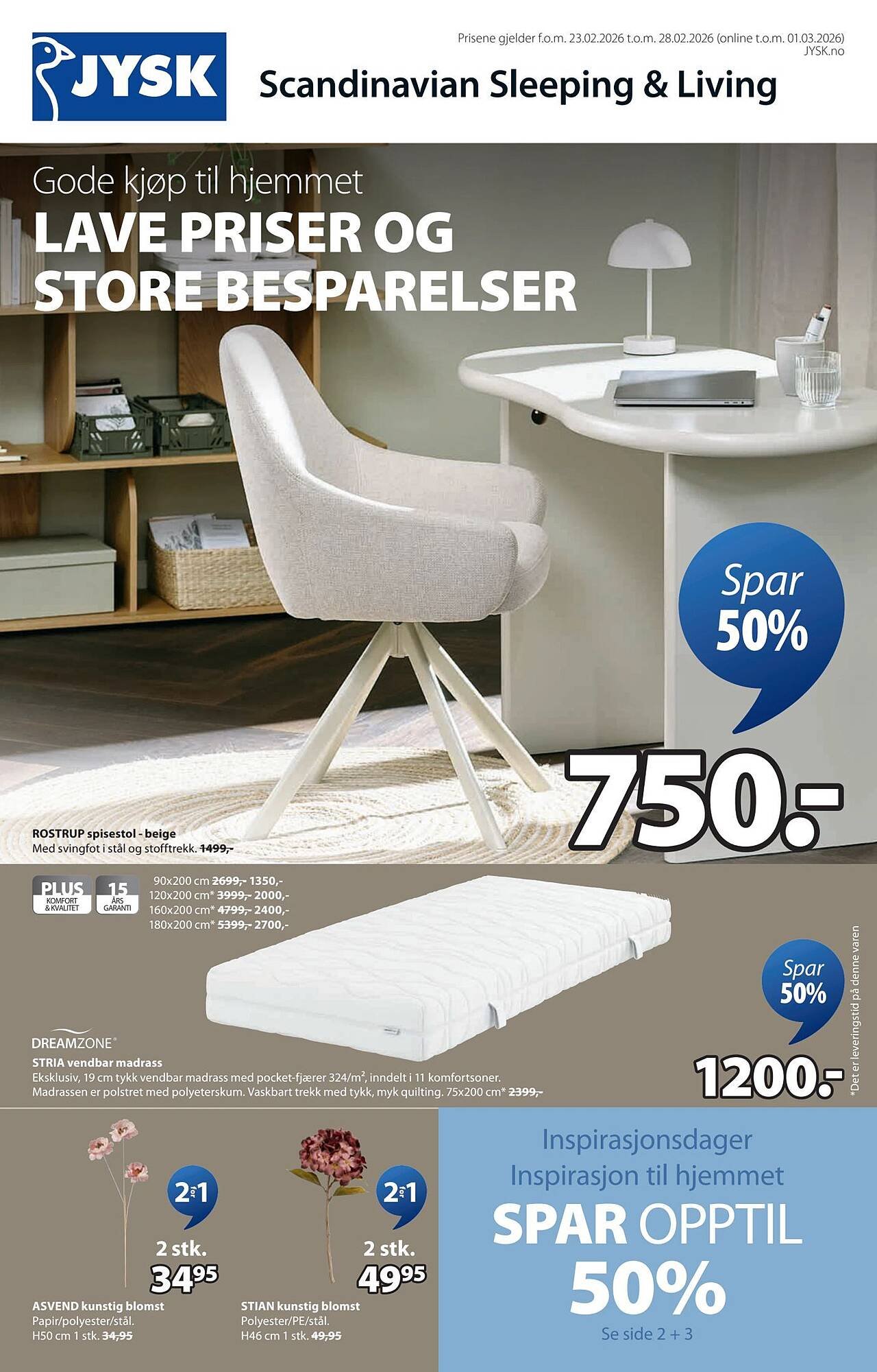 JYSK kundeavis (2026-02-23 - 2026-03-01)