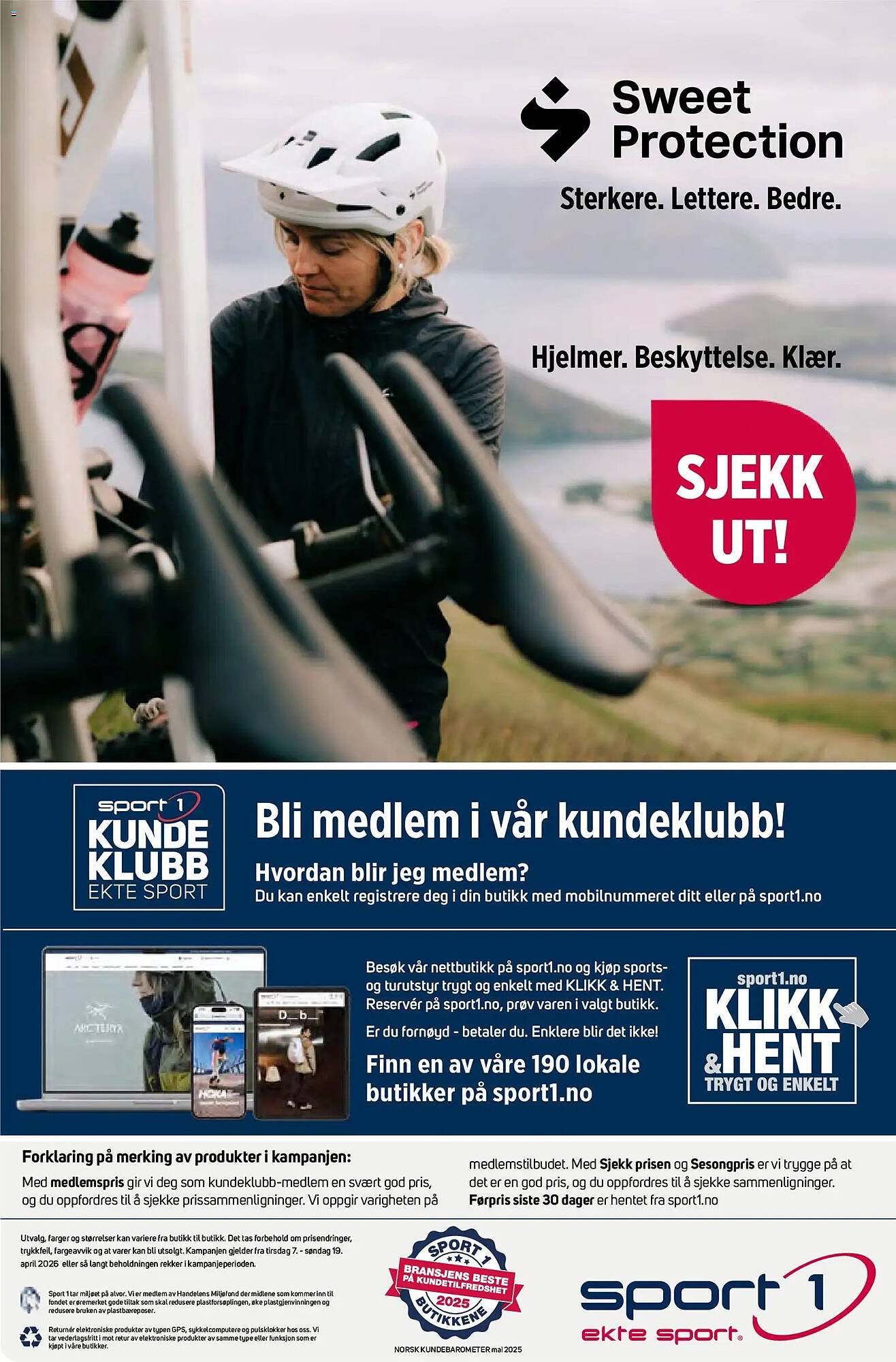 Sport 1 kundeavis (2026-04-07 - 2026-04-19)