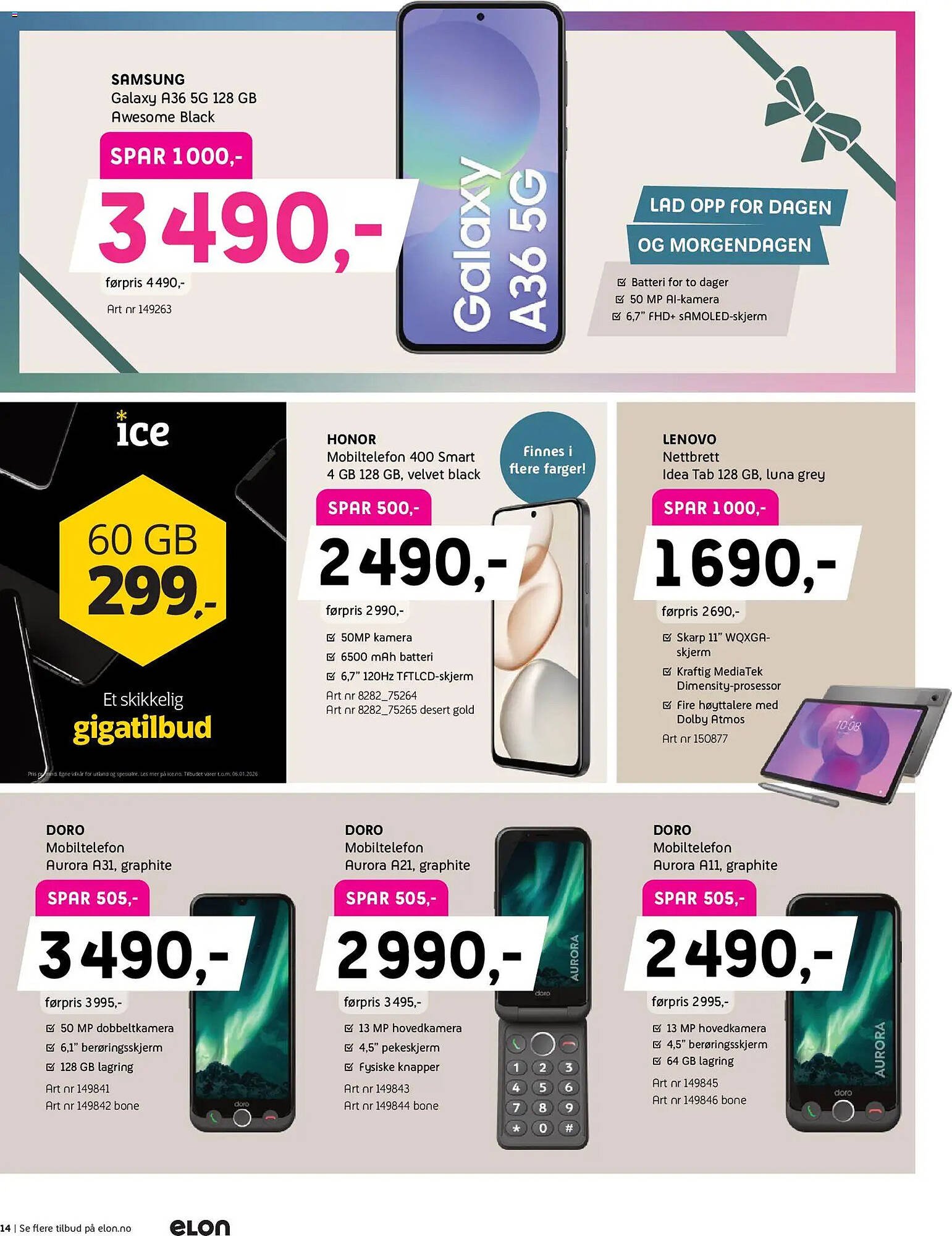 ELON kundeavis (2025-12-08 - 2025-12-23)