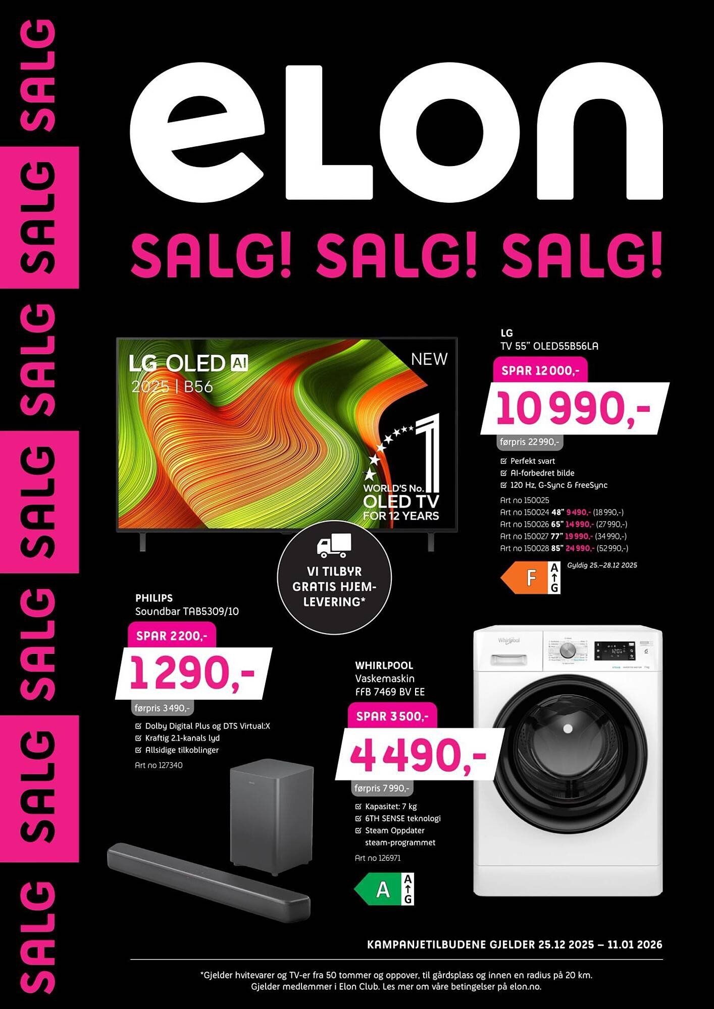 ELON kundeavis (2025-12-25 - 2026-01-12)