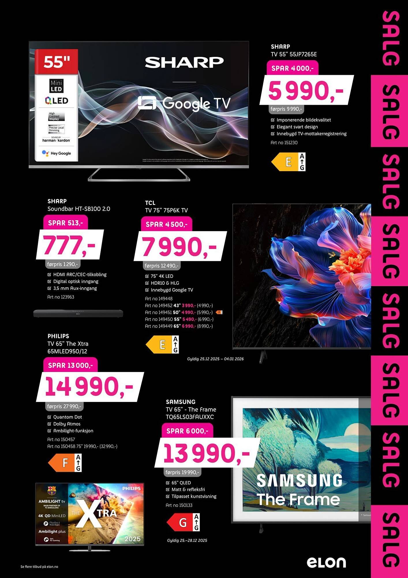 ELON kundeavis (2025-12-25 - 2026-01-12)