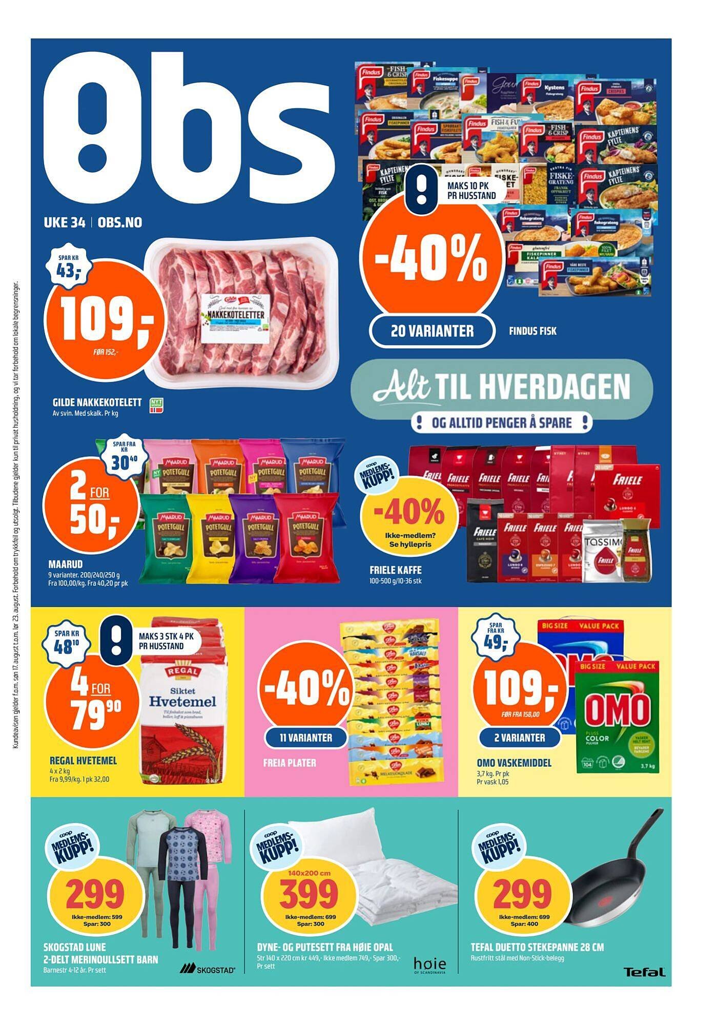 Coop Obs kundeavis (2025-08-17 - 2025-08-23)