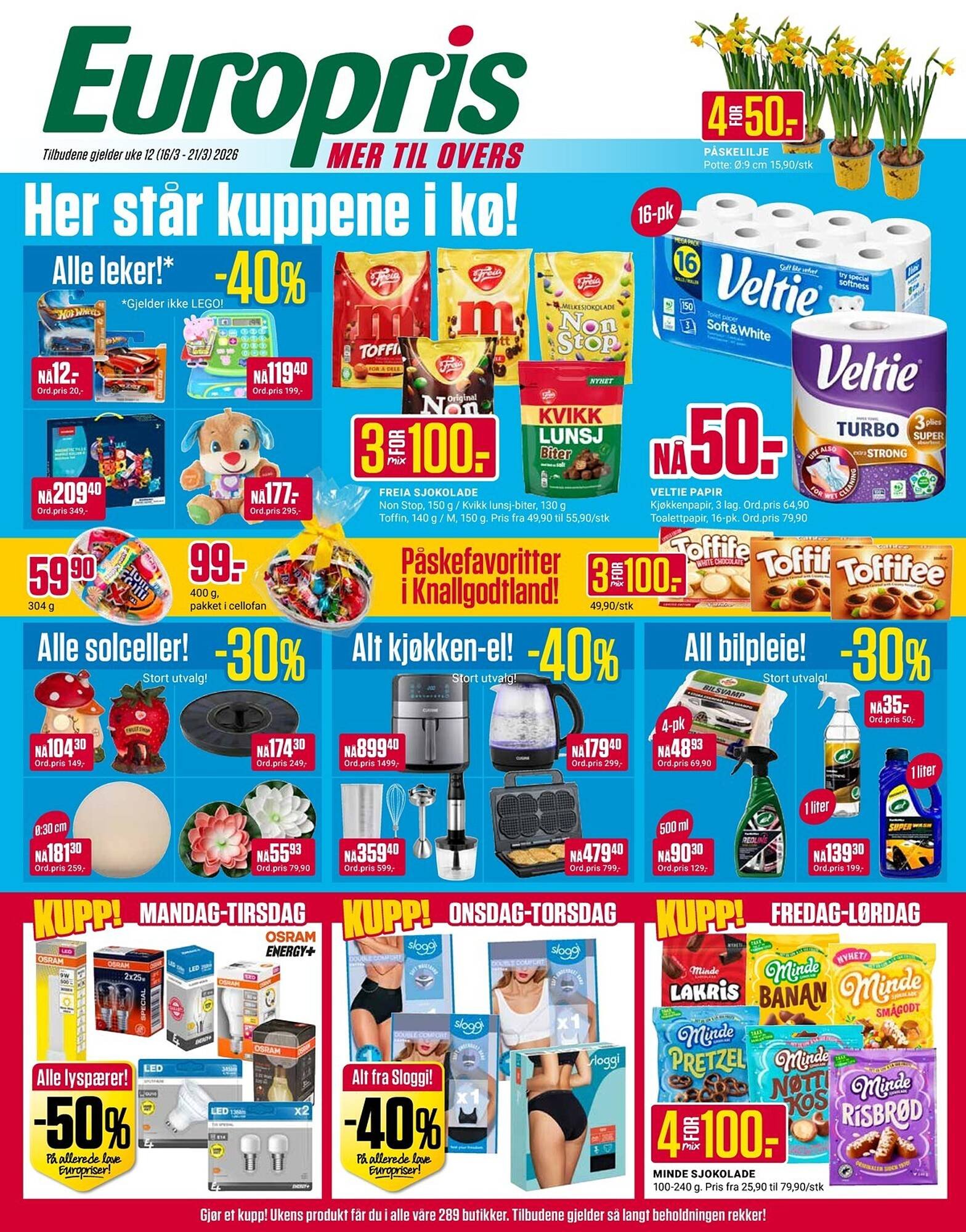 Europris kundeavis (2026-03-16 - 2026-03-21)