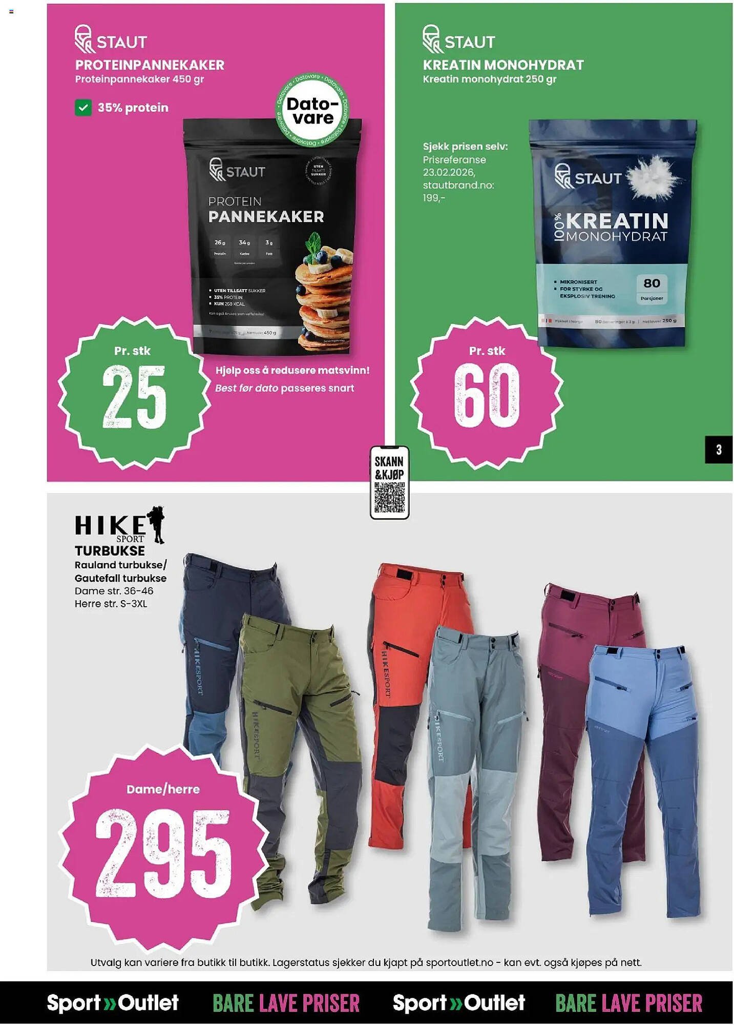 Sport Outlet kundeavis (2026-03-10 - 2026-03-22)