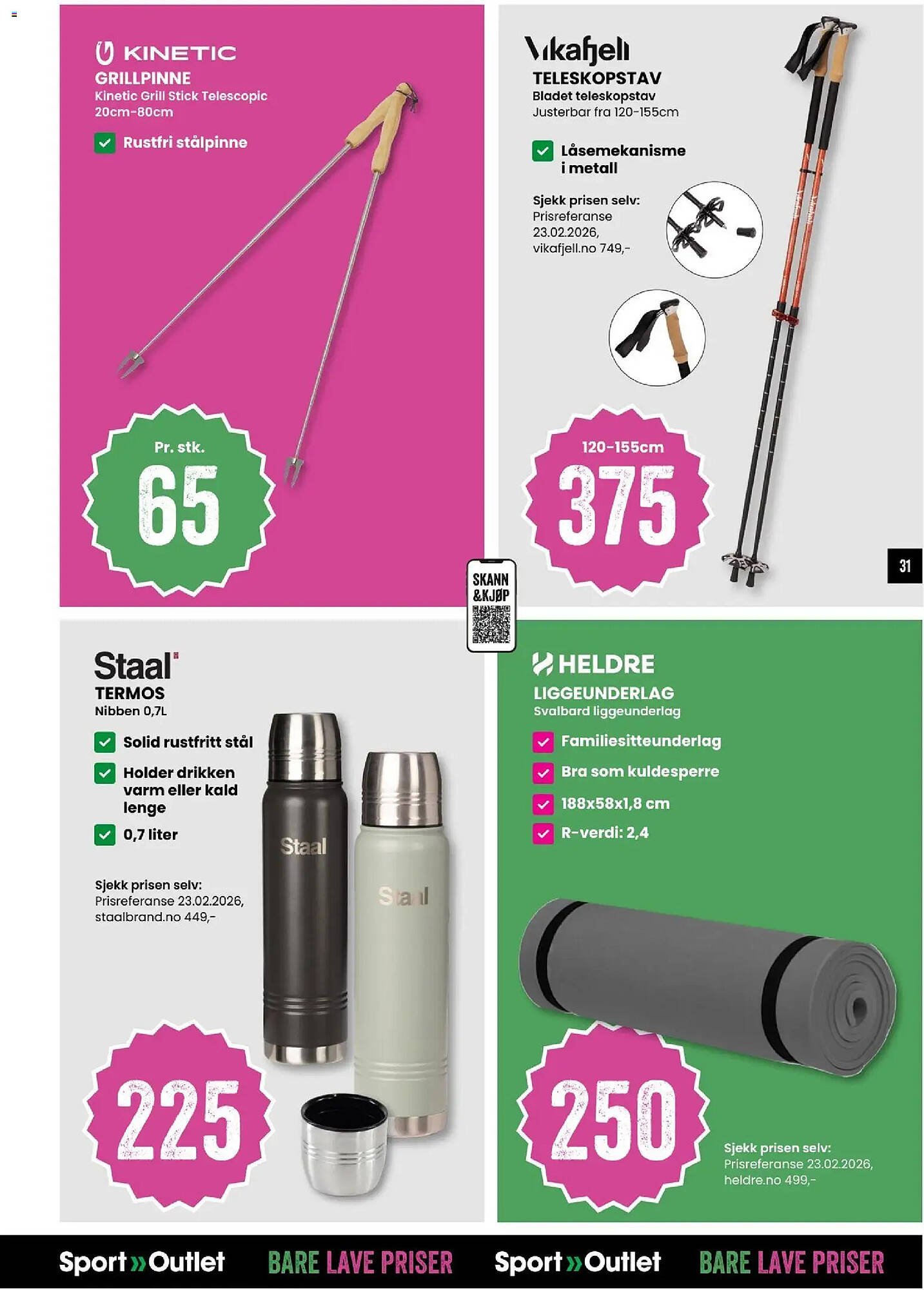 Sport Outlet kundeavis (2026-03-10 - 2026-03-22)