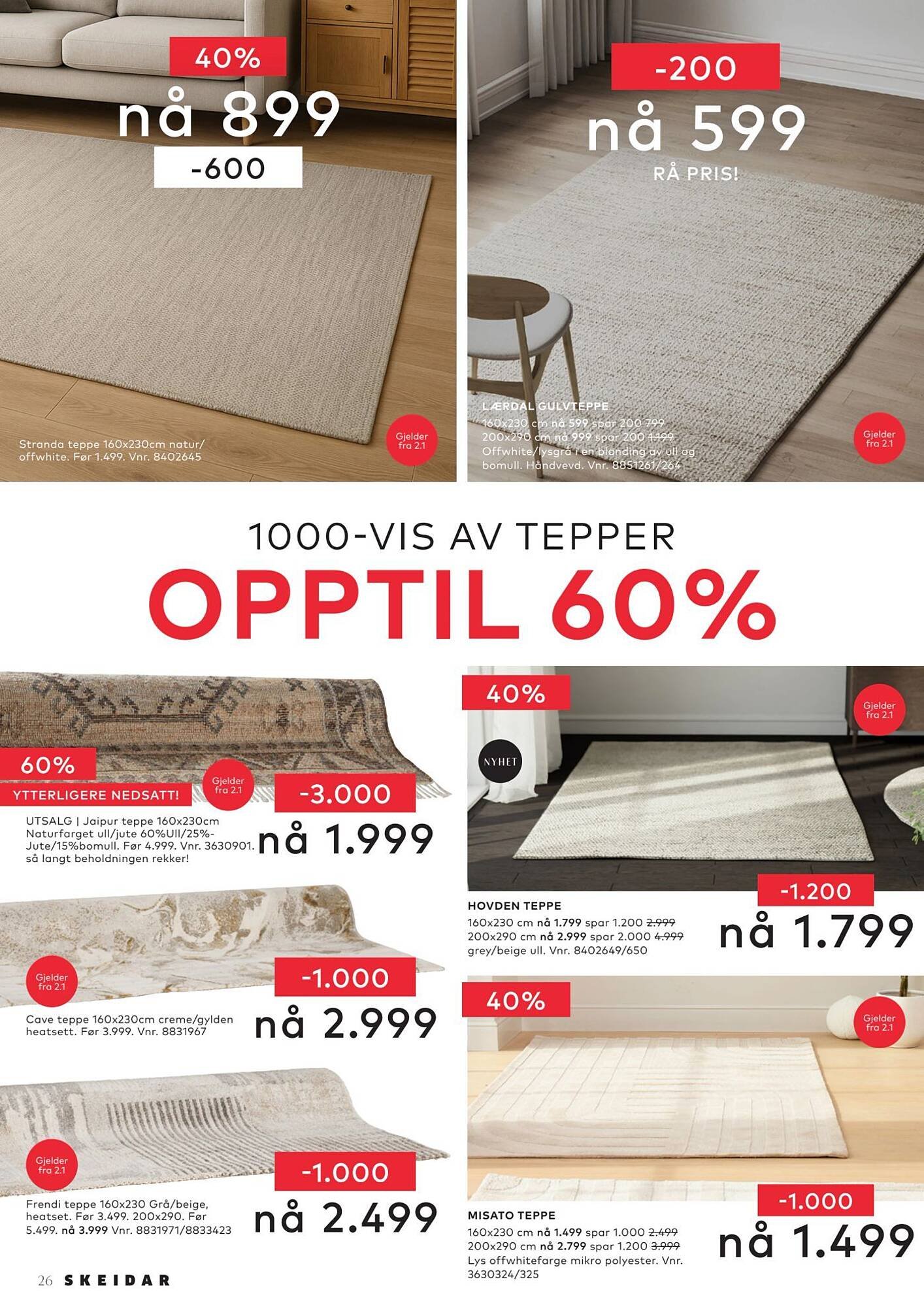 Skeidar kundeavis (2025-12-30 - 2026-01-02)