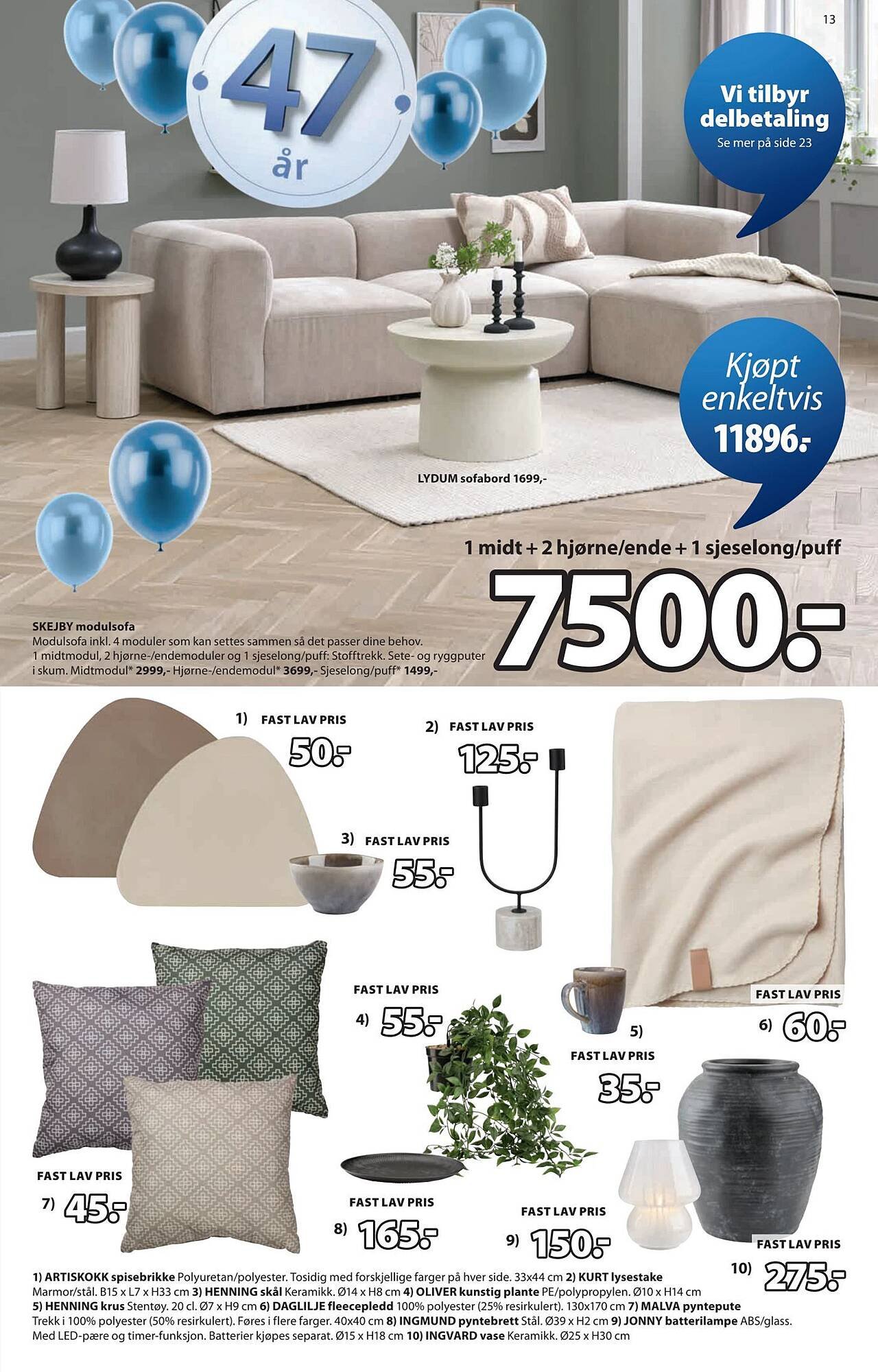 JYSK kundeavis (2026-04-13 - 2026-04-19)