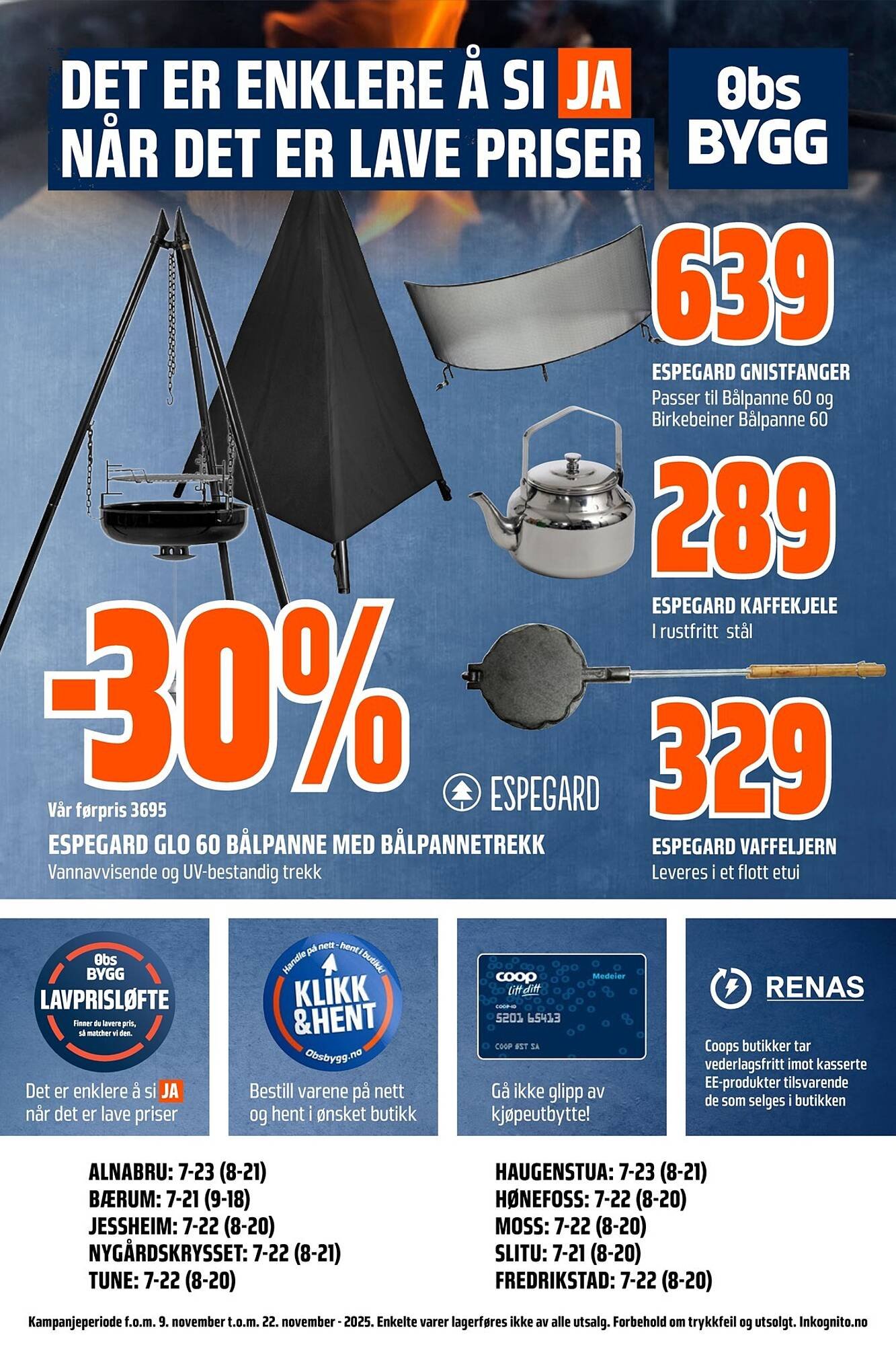 Coop Obs kundeavis (2025-11-09 - 2025-11-22)