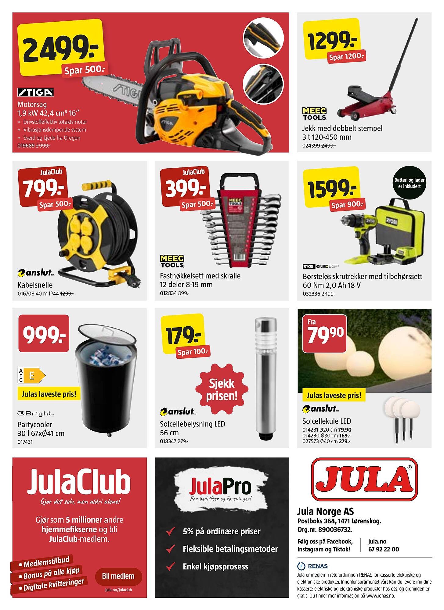 Jula kundeavis (2026-04-09 - 2026-04-22)