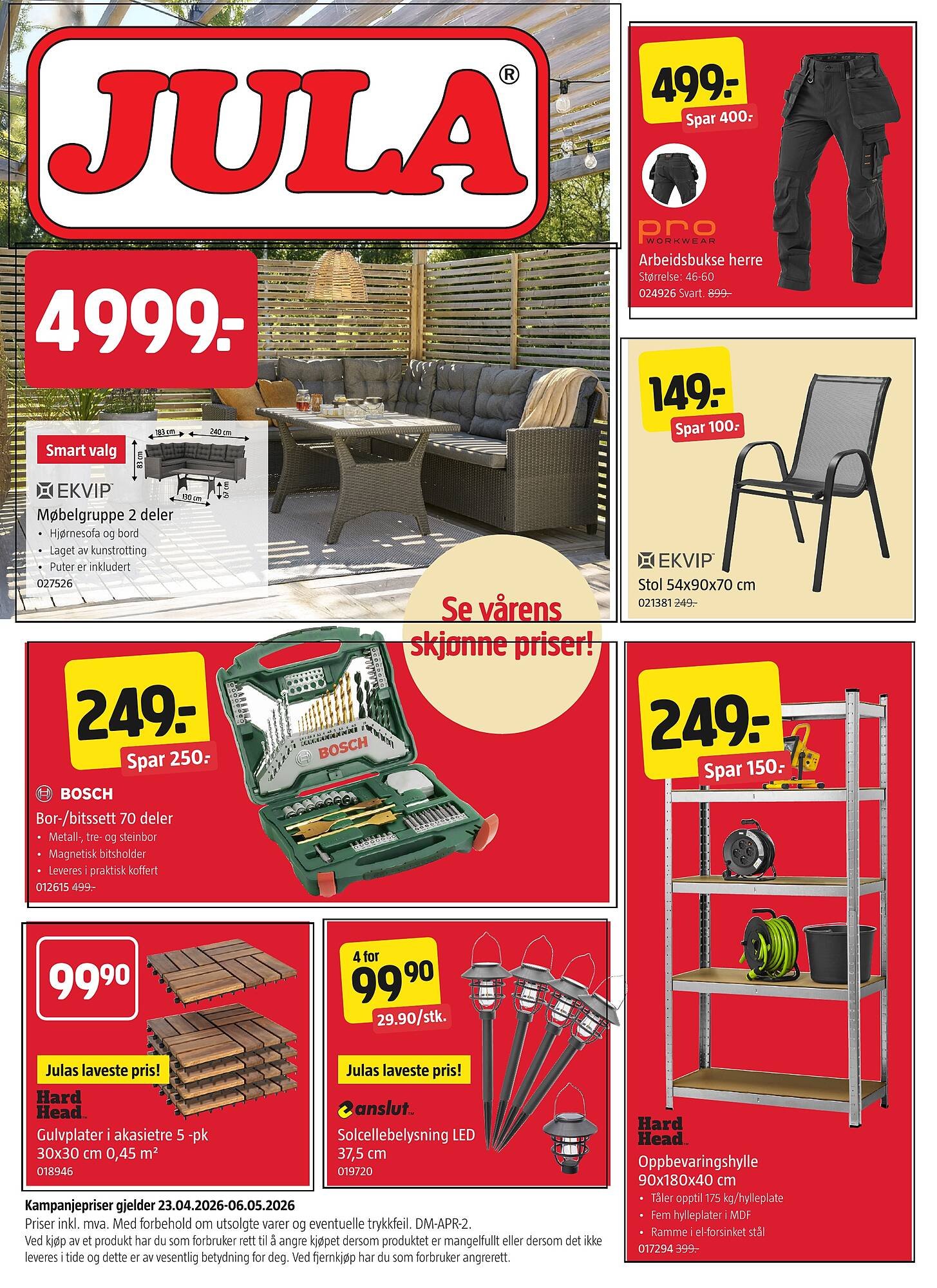 Jula kundeavis (2026-04-23 - 2026-05-06)