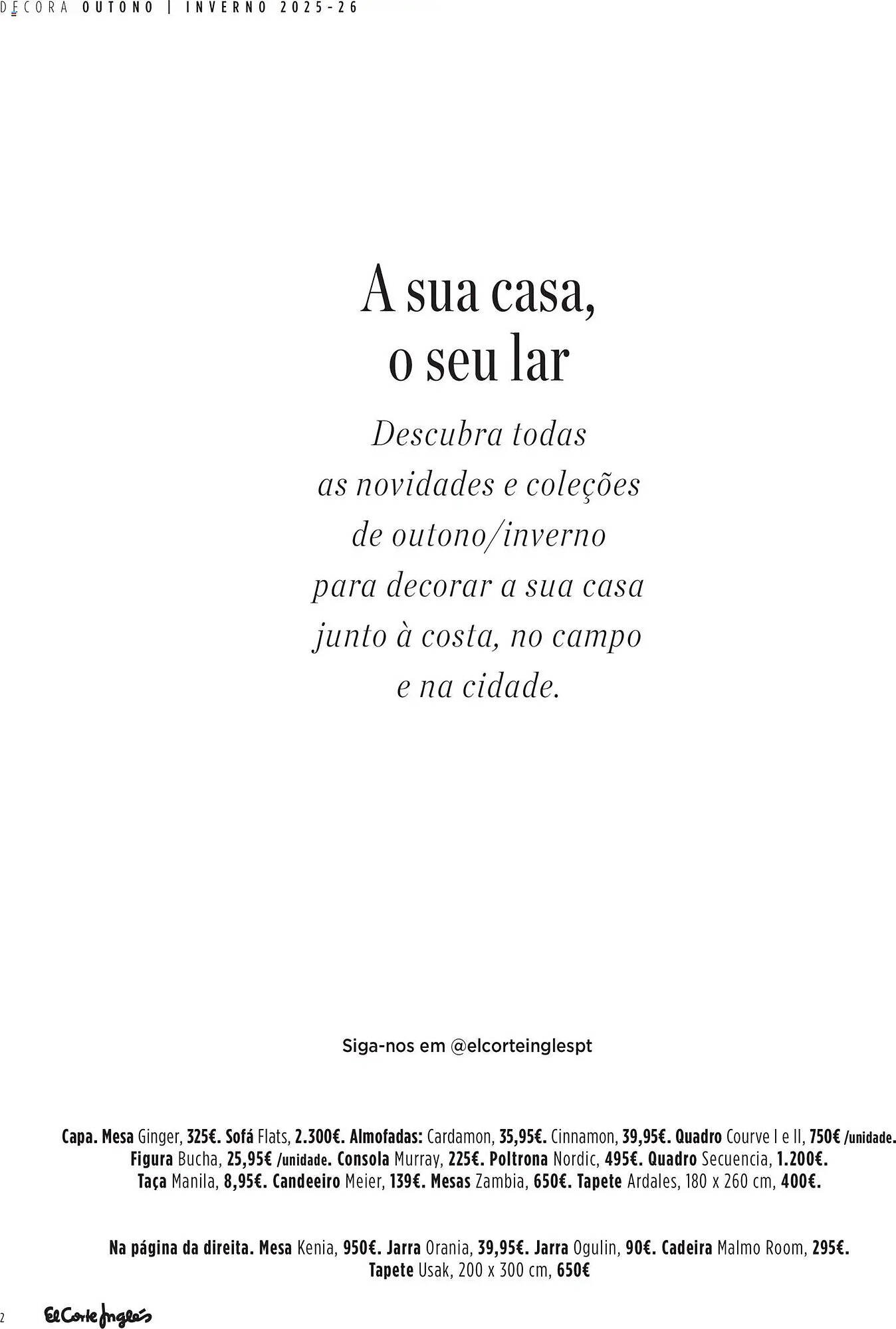 Folheto El Corte Inglés (2025-10-23 - 2026-03-01) | 2