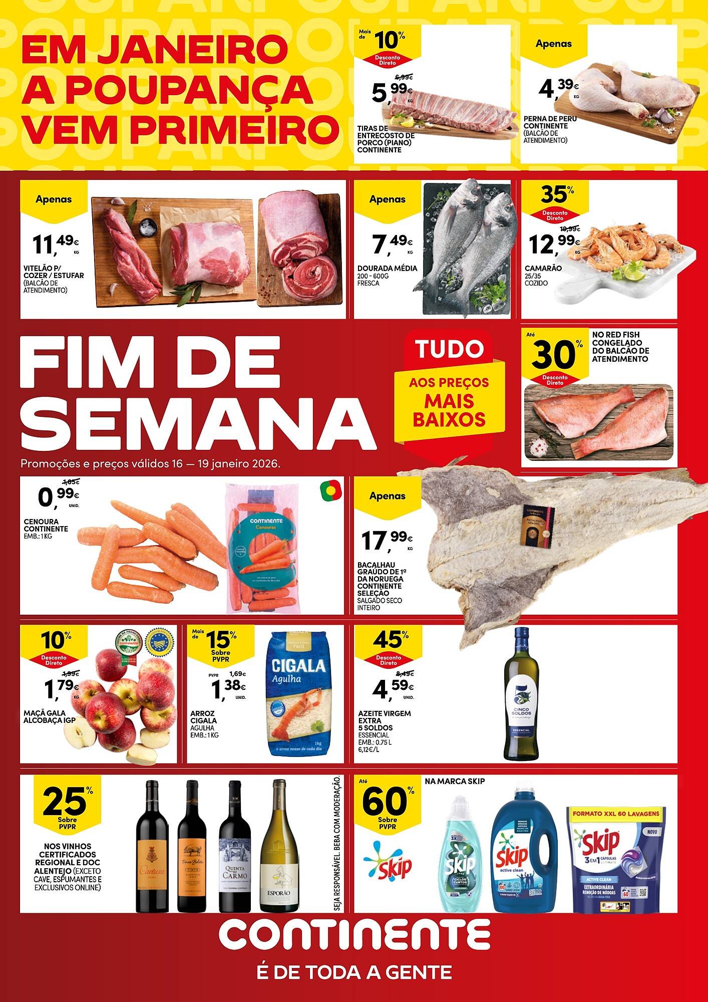 Folheto Continente (2026-01-16 - 2026-01-19) | 1