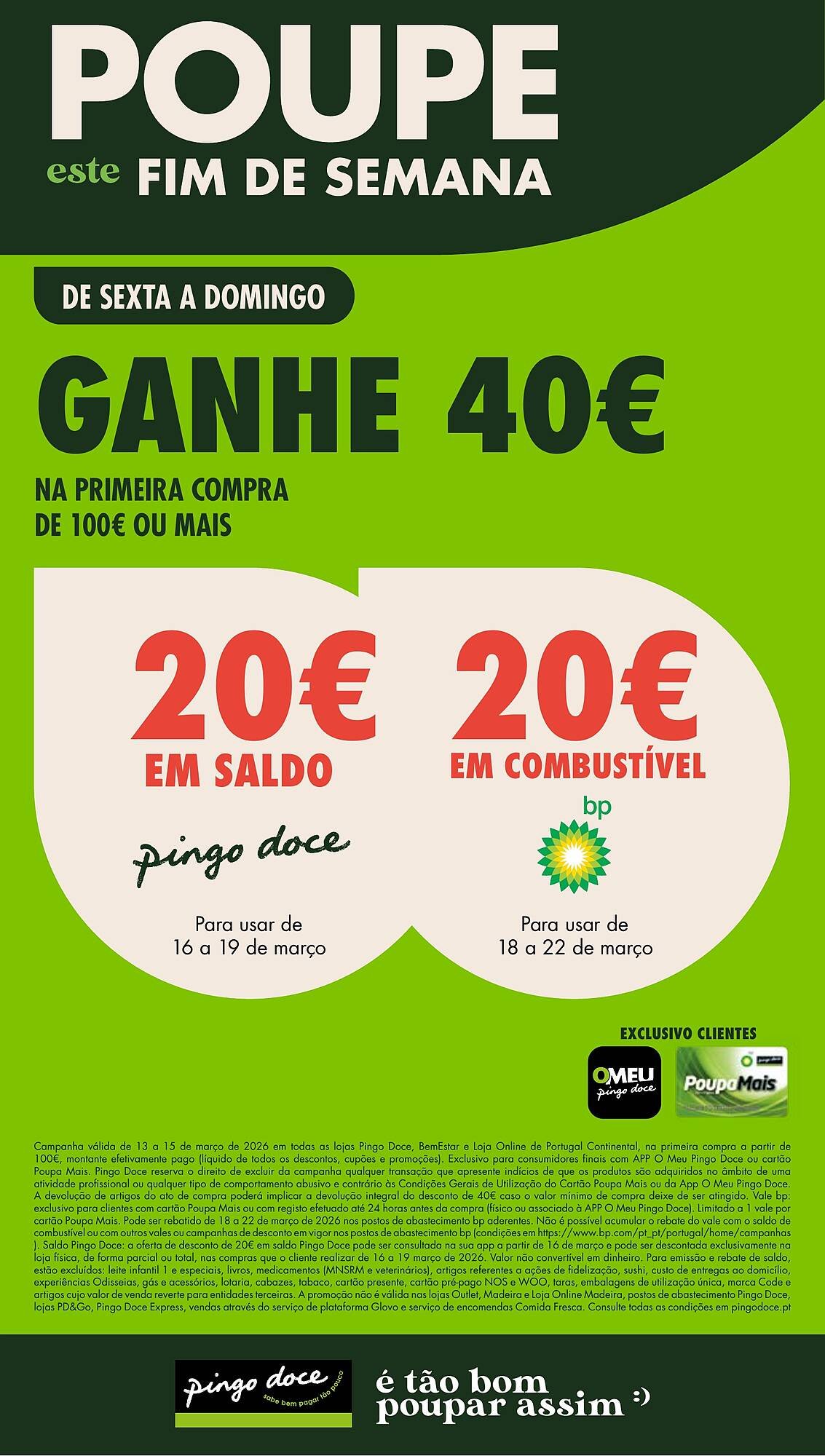 Folheto Pingo Doce (2026-03-13 - 2026-03-16) | 1