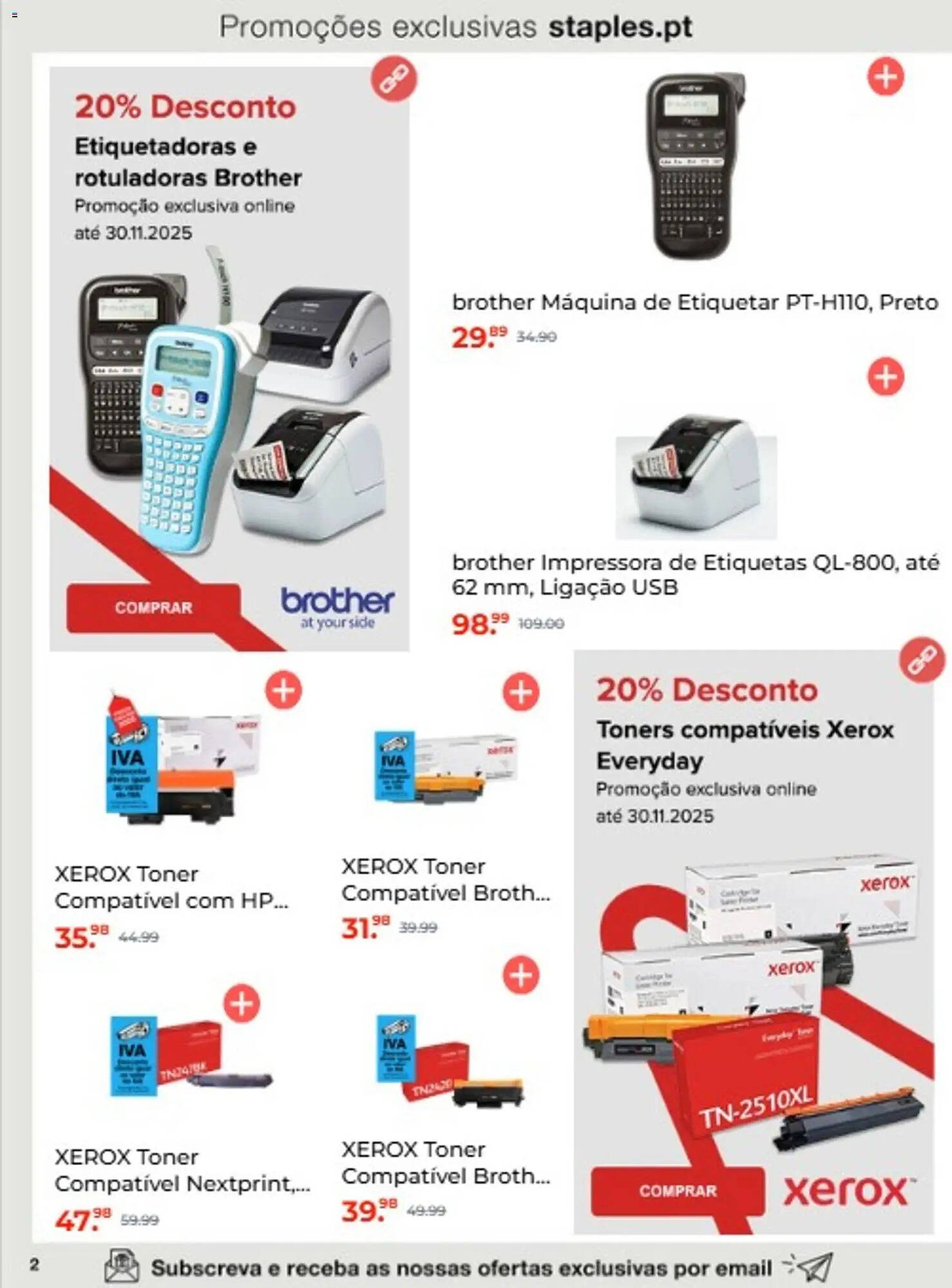 Folheto Staples (2025-11-10 - 2025-12-01) | 2