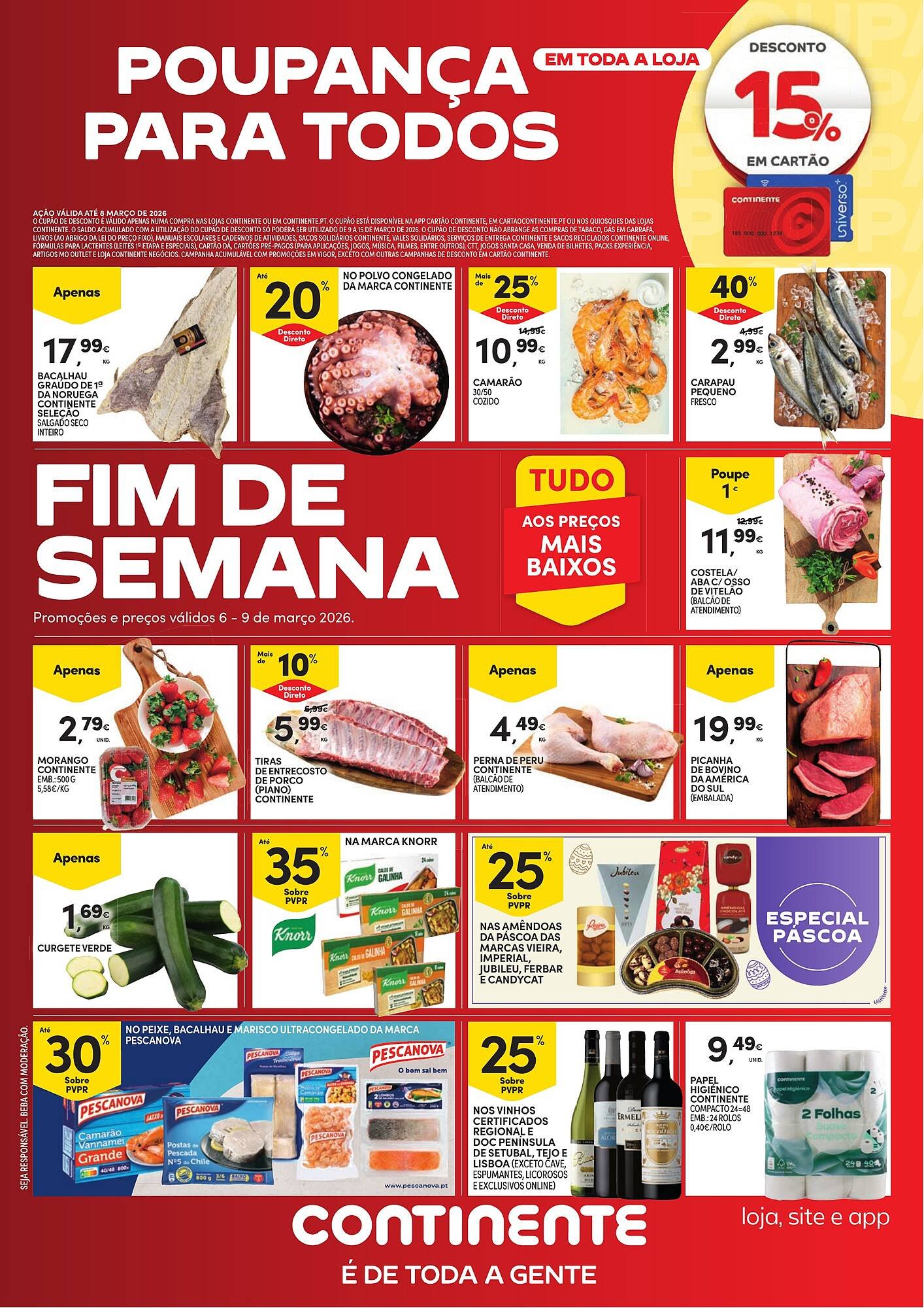 Folheto Continente (2026-03-06 - 2026-03-09) | 1