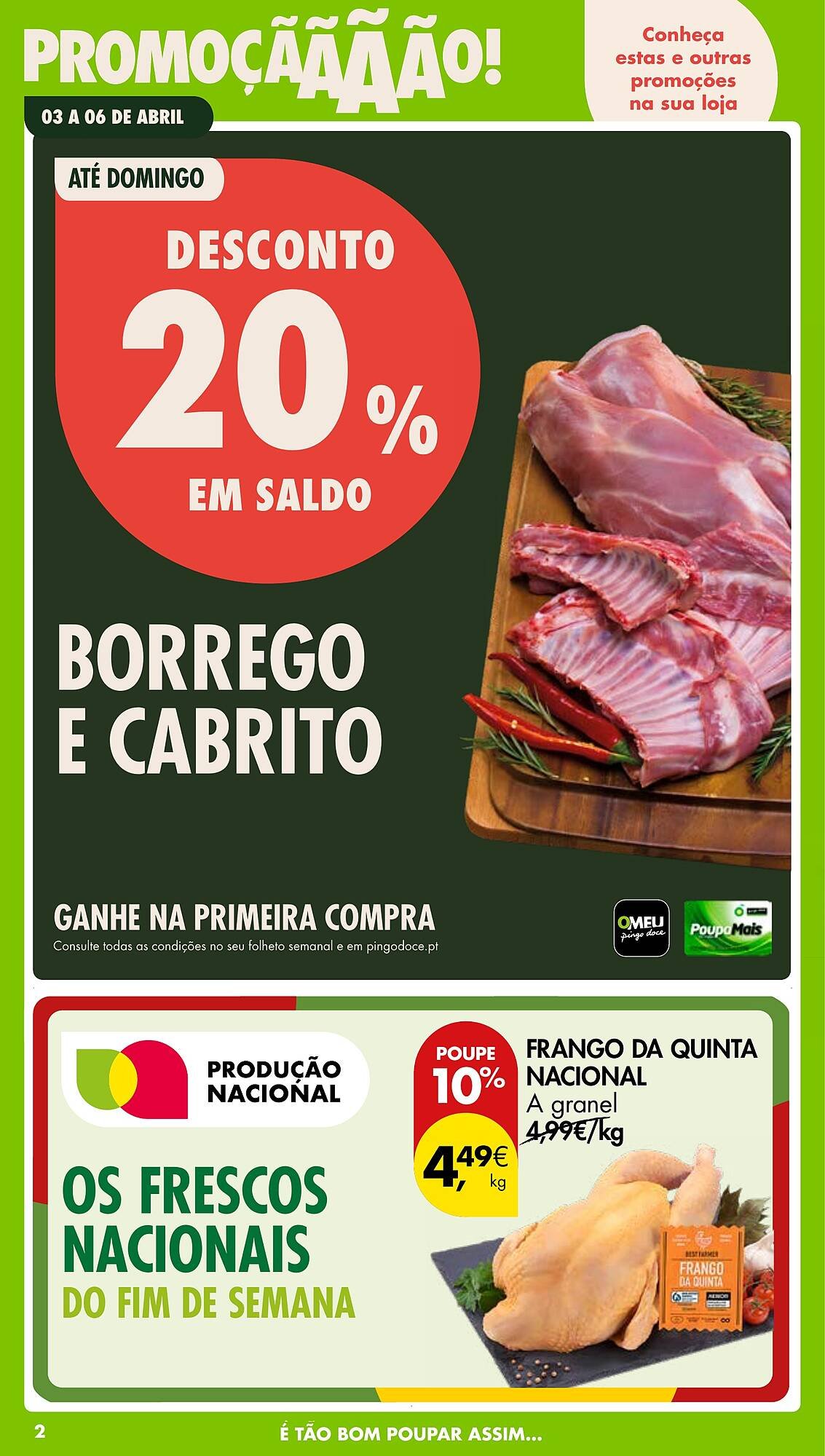 Folheto Pingo Doce (2026-04-03 - 2026-04-06) | 2