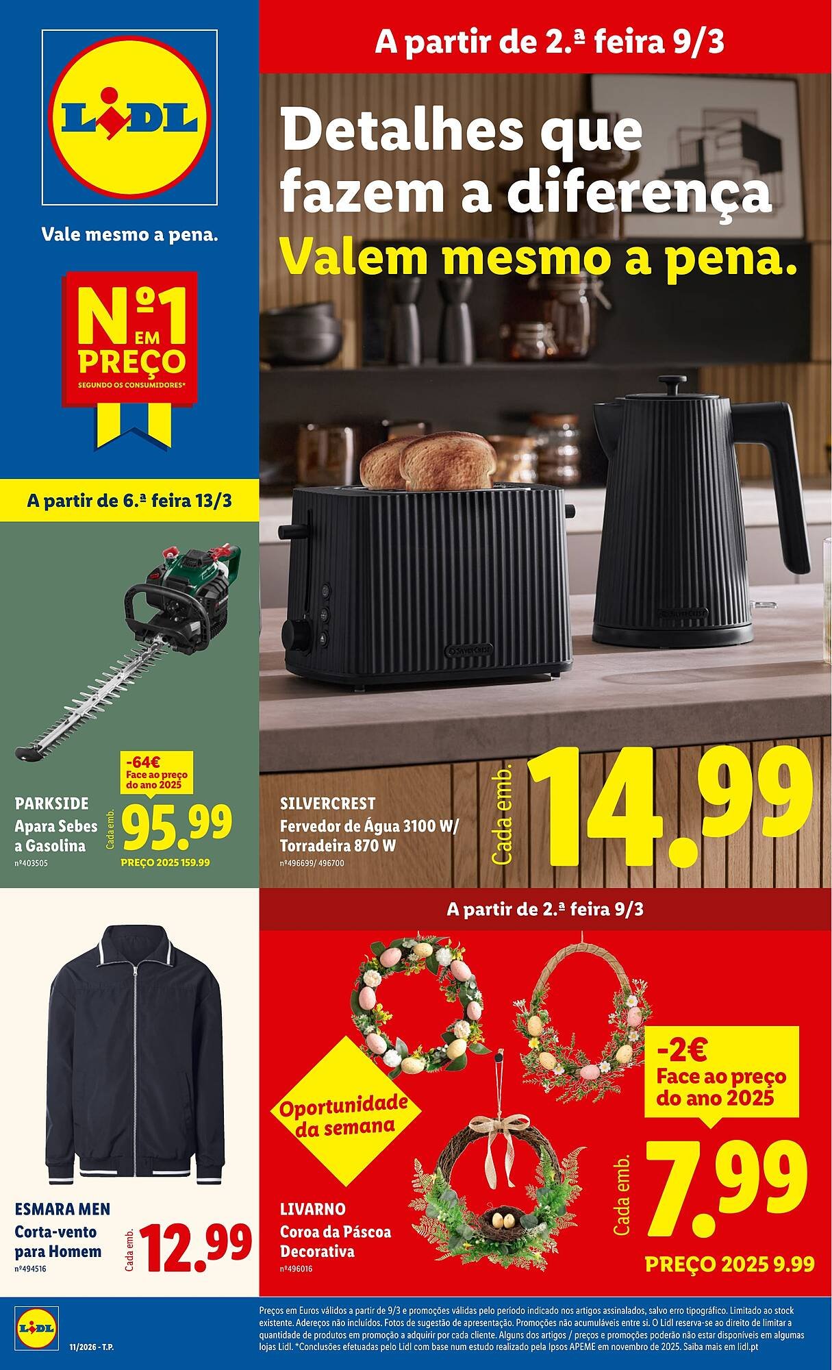 Folheto Lidl (2026-03-09 - 2026-03-15) | 1