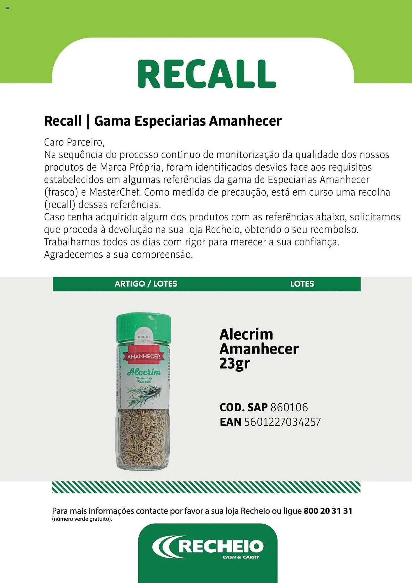 Folheto Recheio (2025-07-30 - 2026-01-01) | 10