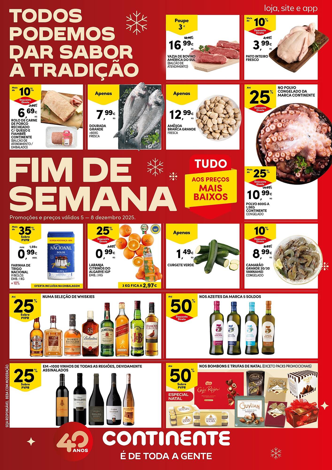 Folheto Continente (2025-12-05 - 2025-12-08) | 1
