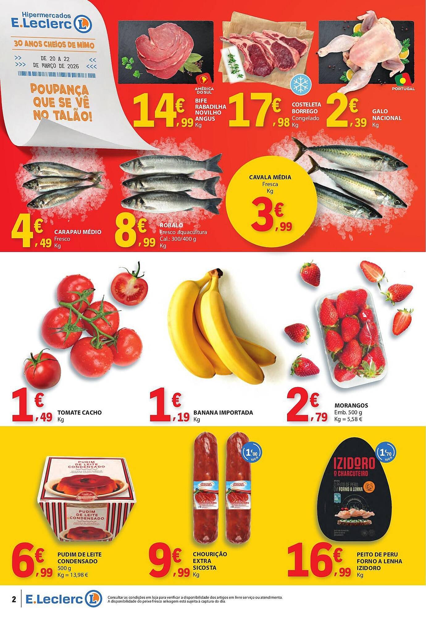 Folheto E.Leclerc (2026-03-20 - 2026-03-22) | 2