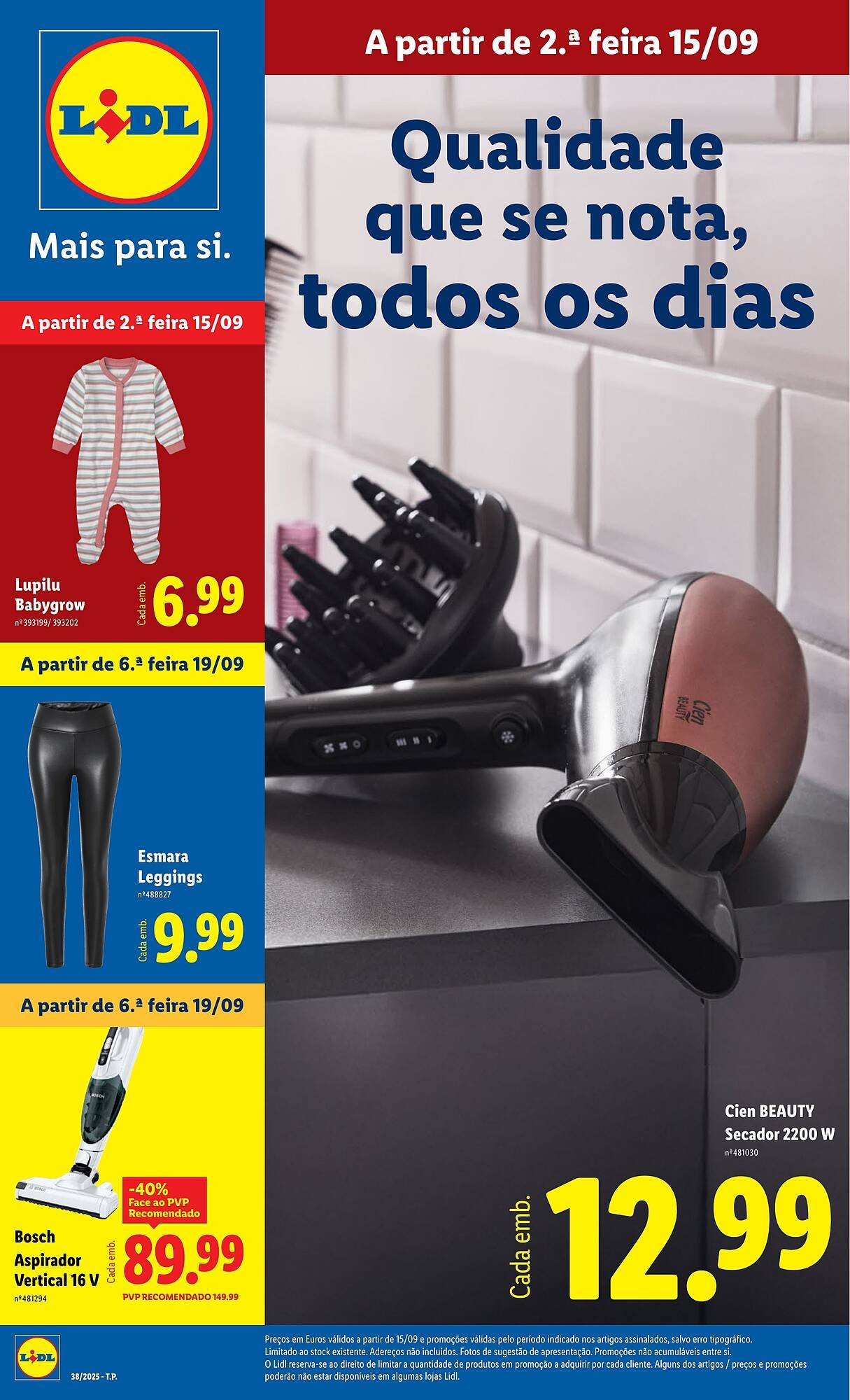 Folheto Lidl (2025-09-15 - 2025-09-21) | 1