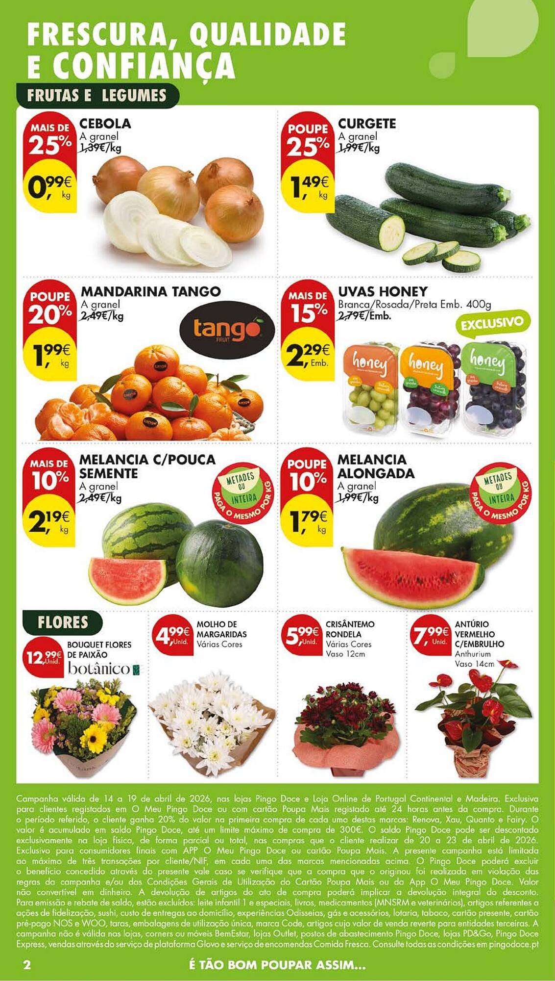 Folheto Pingo Doce (2026-04-14 - 2026-04-20) | 2