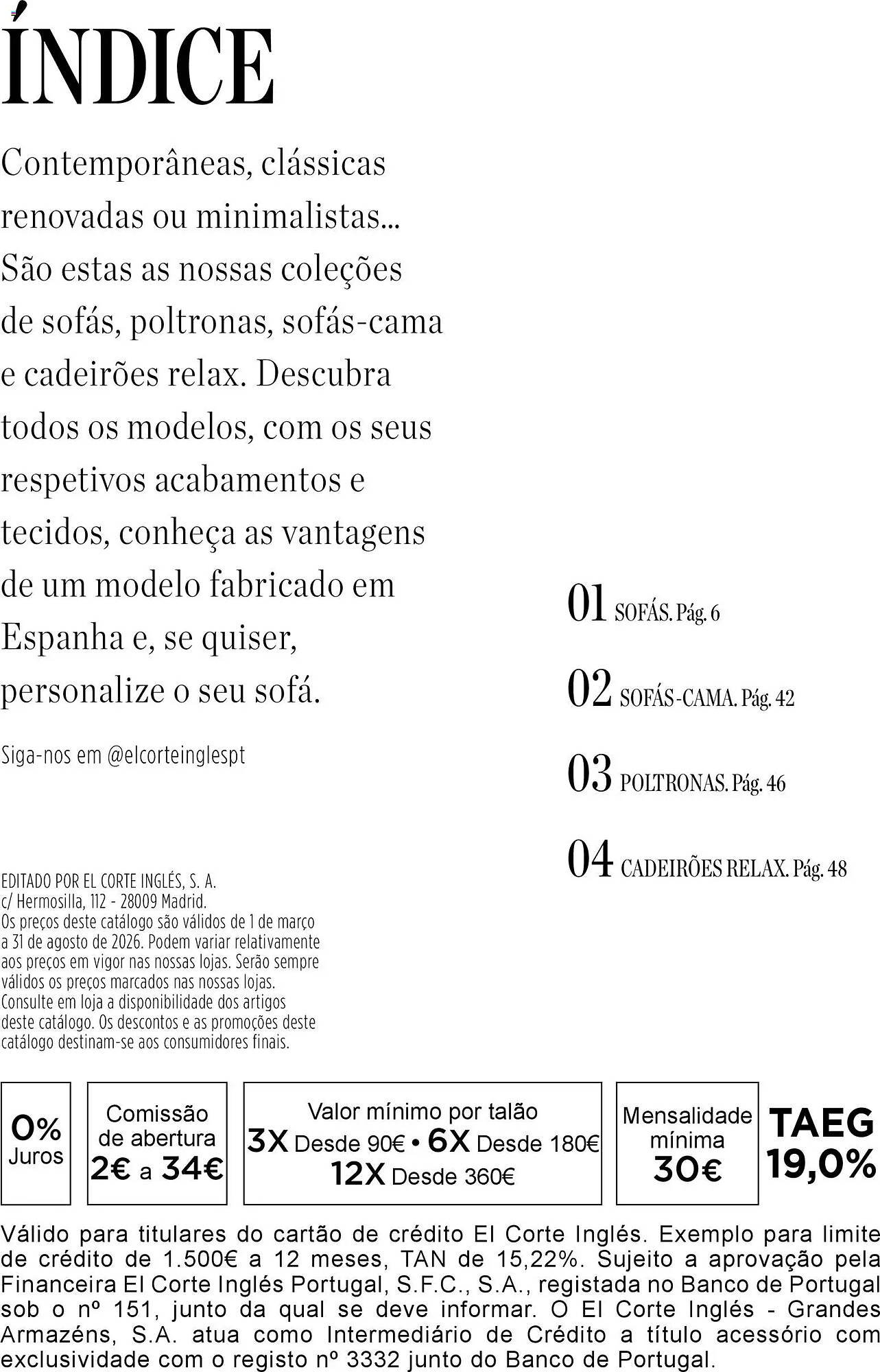 Folheto El Corte Inglés (2026-04-28 - 2026-09-01) | 2