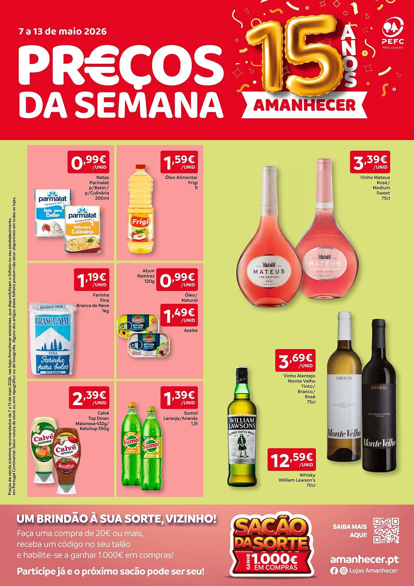 Folheto Amanhecer (2026-05-07 - 2026-05-13) | 1