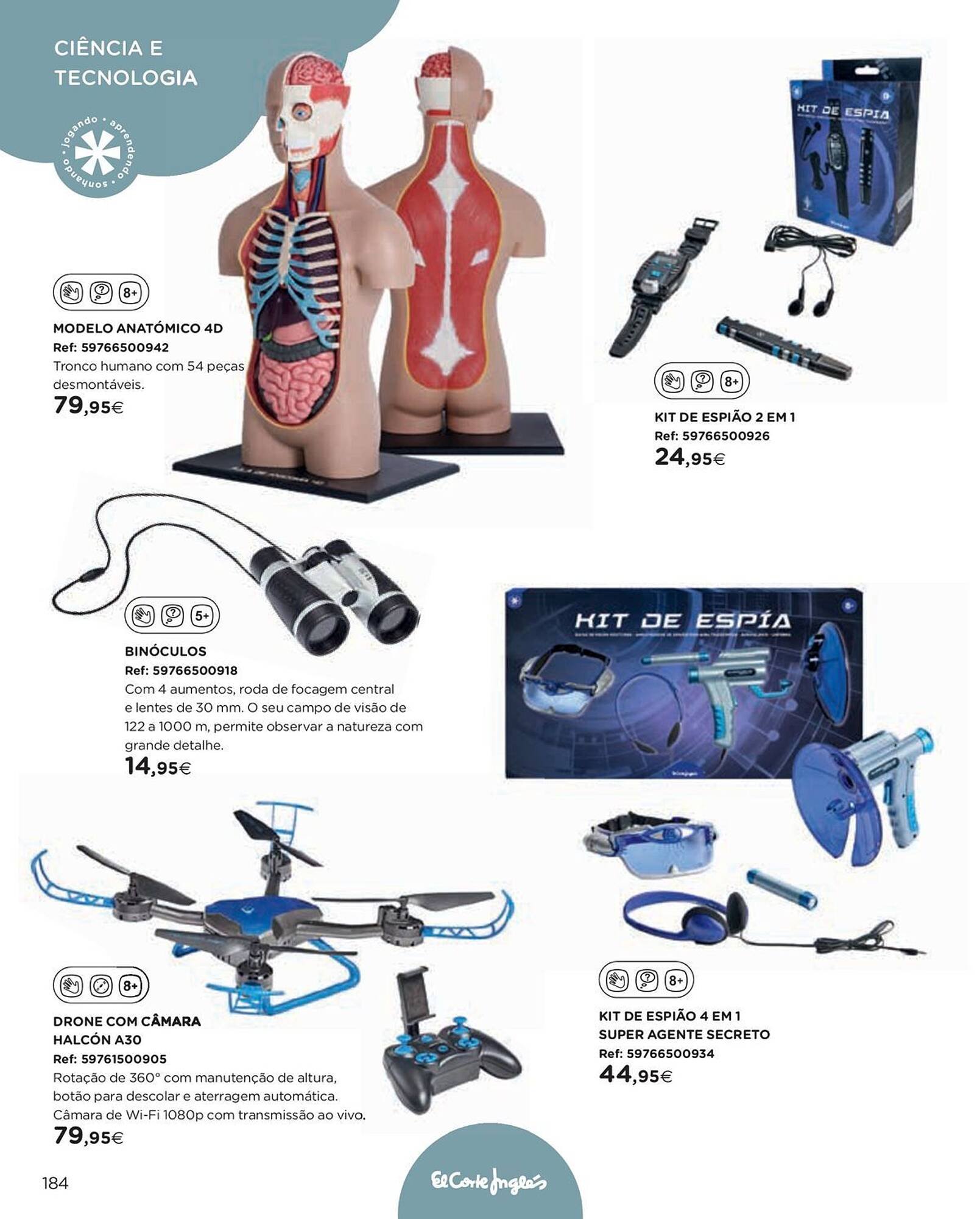 Folheto El Corte Inglés (2025-11-03 - 2025-11-16) | 184