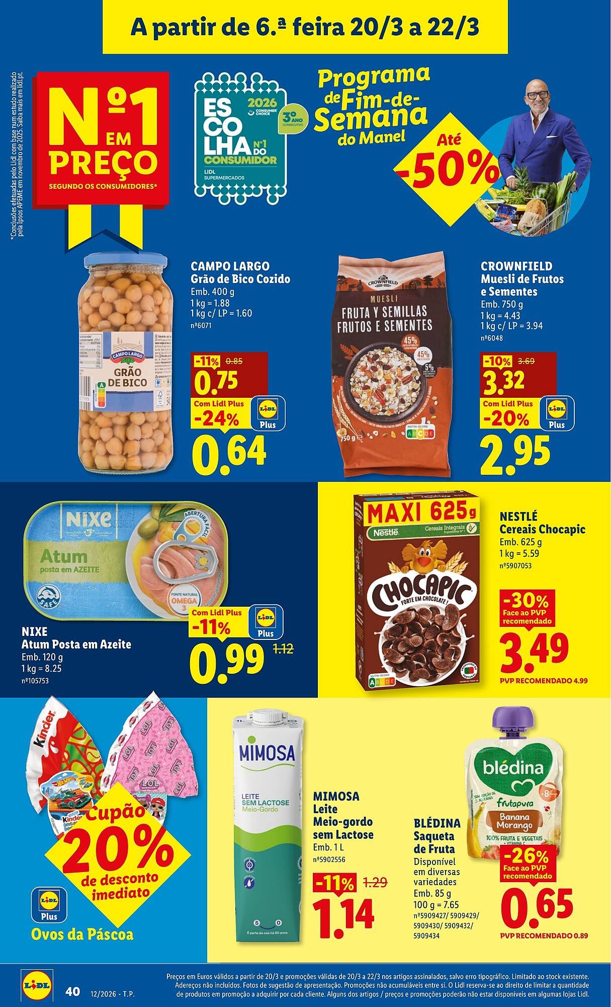 Folheto Lidl (2026-03-16 - 2026-03-22) | 40