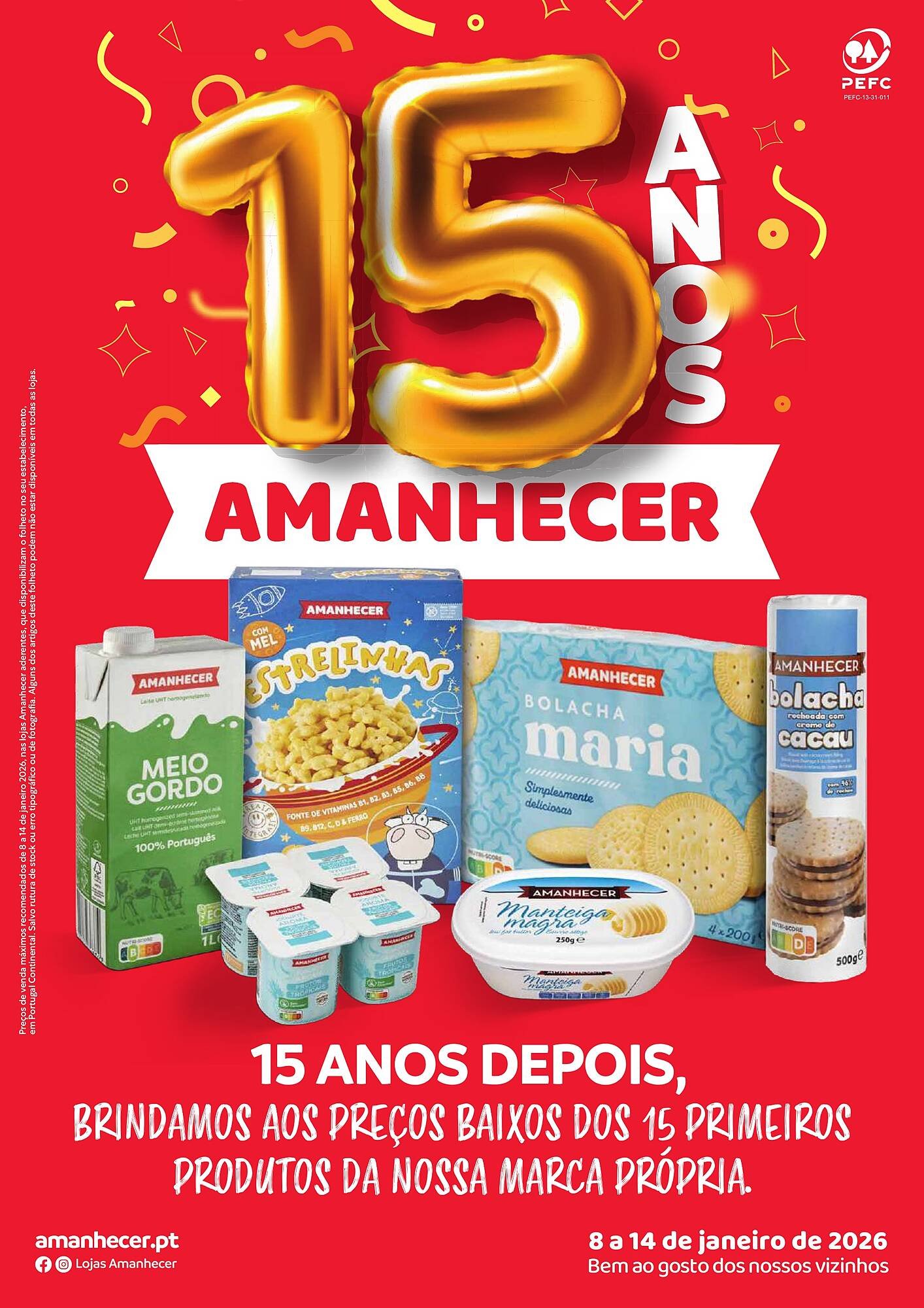 Folheto Amanhecer (2026-01-08 - 2026-01-14) | 1