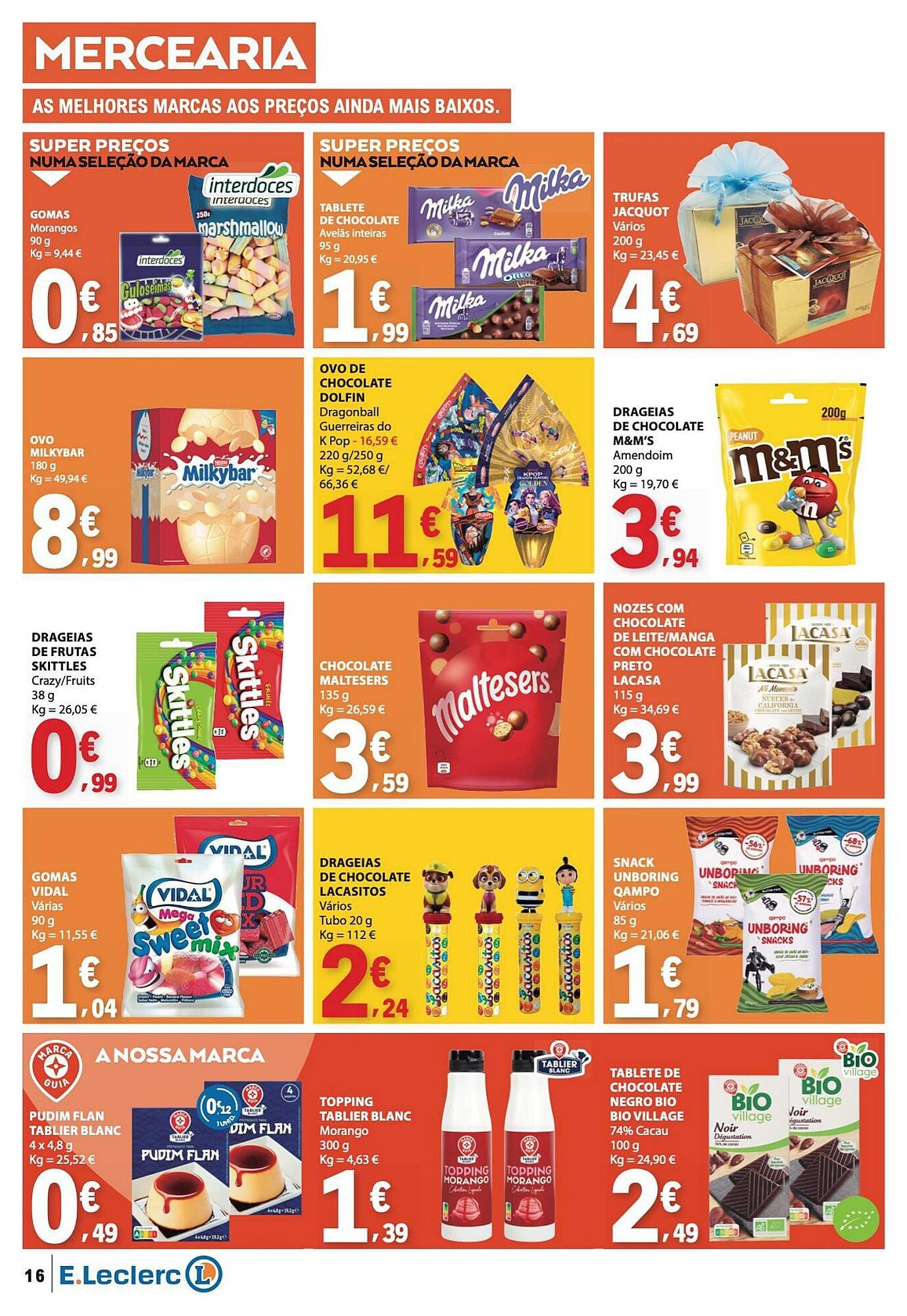Folheto E.Leclerc (2026-03-19 - 2026-03-25) | 16